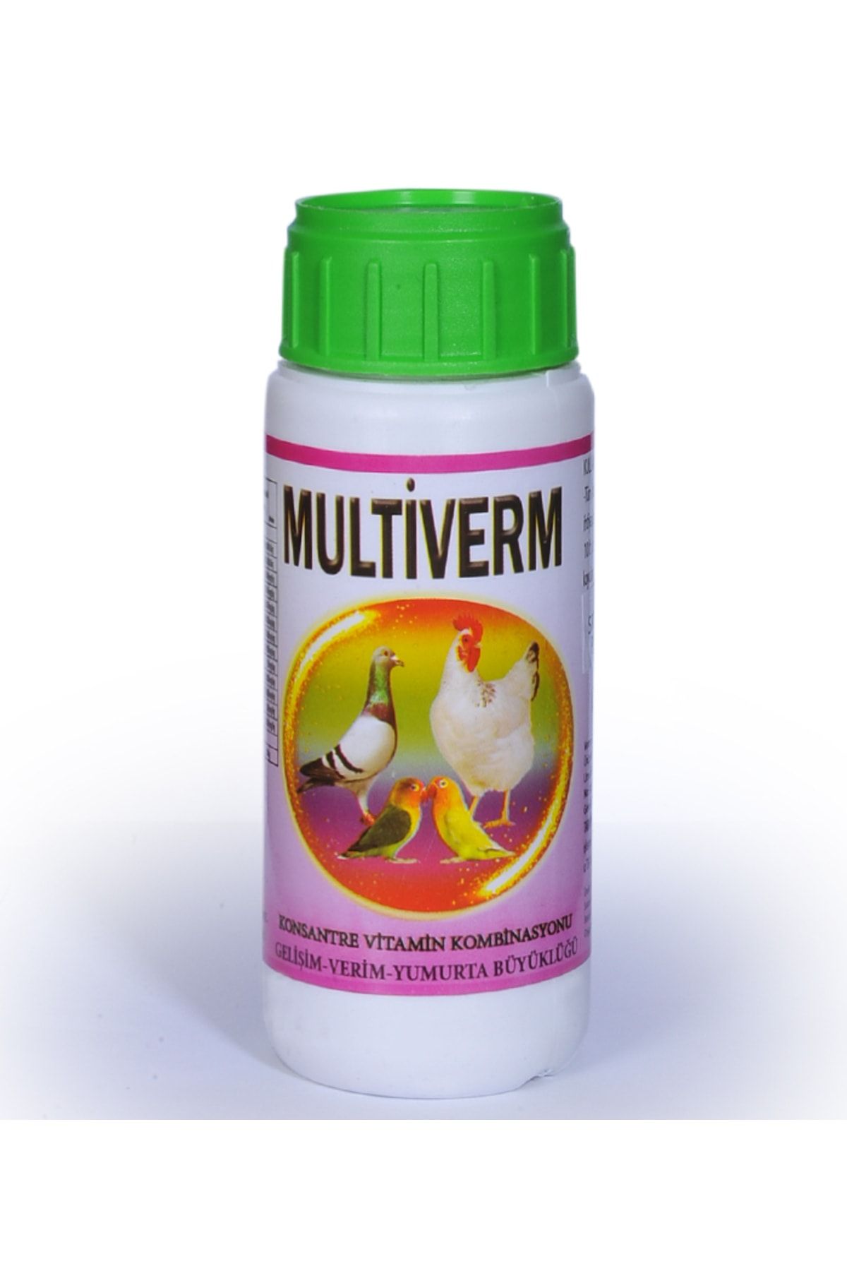 VERMX TR Multiverm-tavuk Civciv Muhabbet Kuşu Yumurta Verimini Artırıcı - Gelişim Hızlandırıcı Vitamin