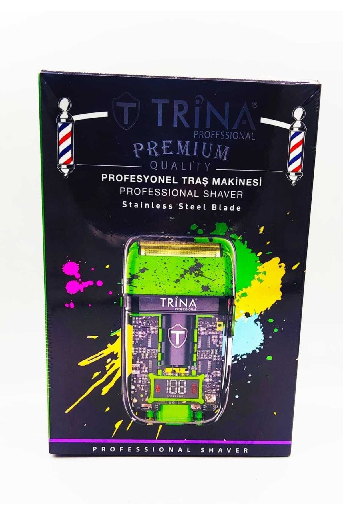 Trina Profesyonel Shaver -sıfırlama Tıraş Makinası Xtrnsklks0001