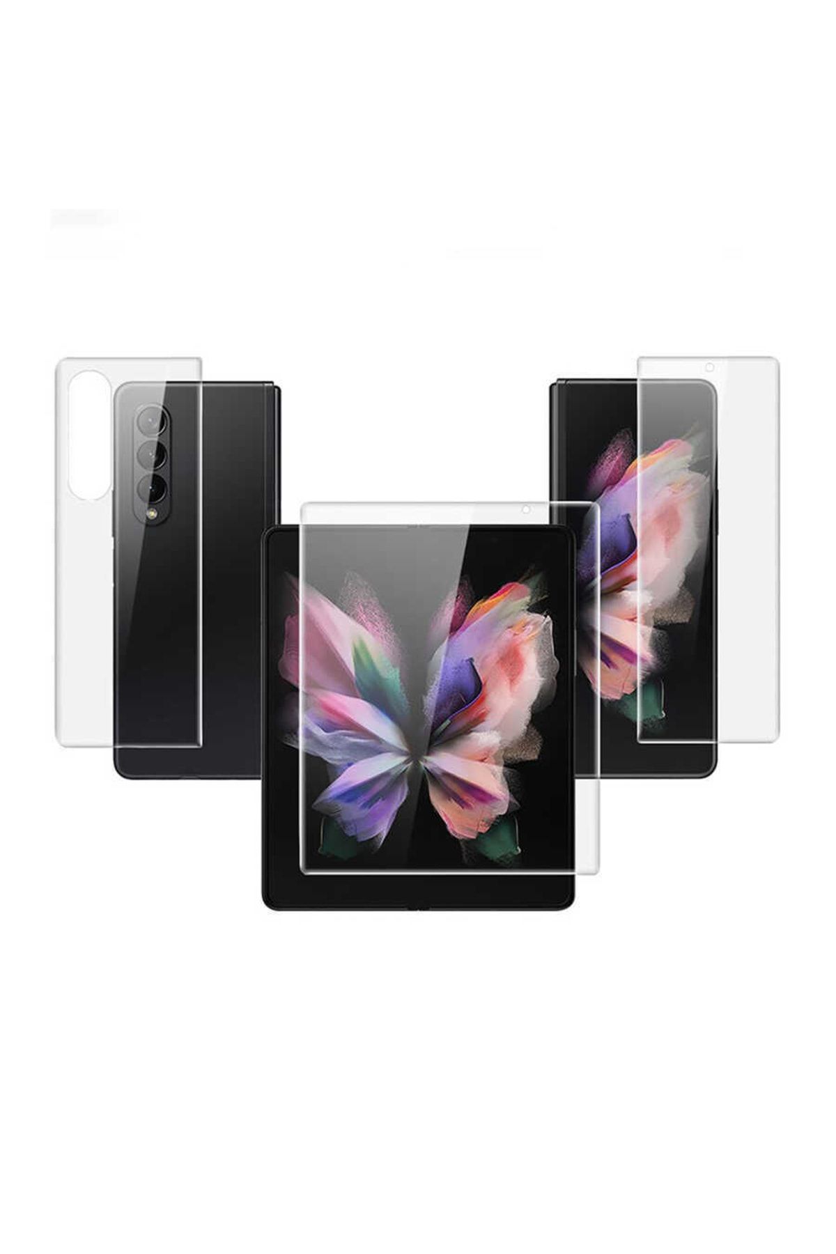 SMCASE Samsung Galaxy Z Fold 4 Ön Arka Ekran Koruyucu
