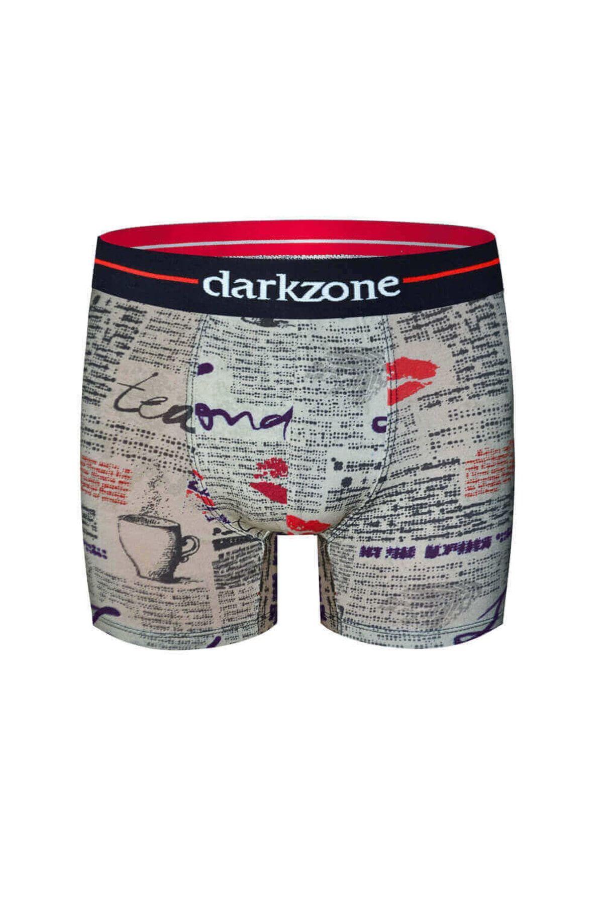 Darkzone London Desenli Dijital Baskılı Erkek Boxer
