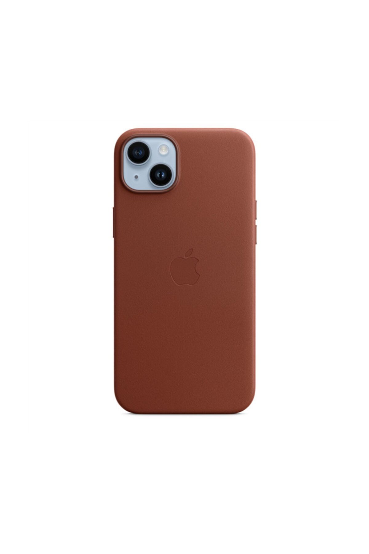 Apple Iphone 14 Plus Için Magsafe Özellikli Deri Kılıf - Toprak Kırmızısı