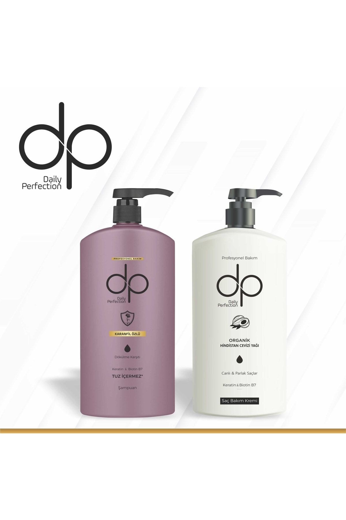 DP Karanfil Özlü Şampuan 500 Ml + Organik Hindistan Saç Kremi 500 Ml Set