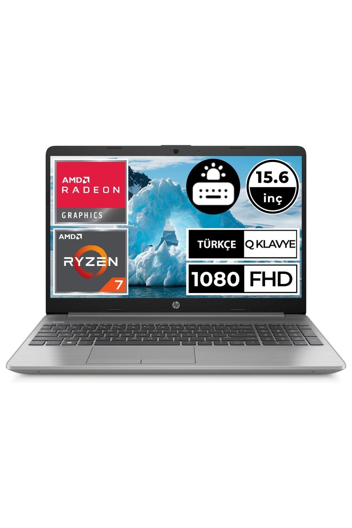 HP 250 G9 6q8n3es02 Ryzen7 5825u 16gb 512ssd 15.6" Fullhd Freedos Taşınabilir Bilgisayar