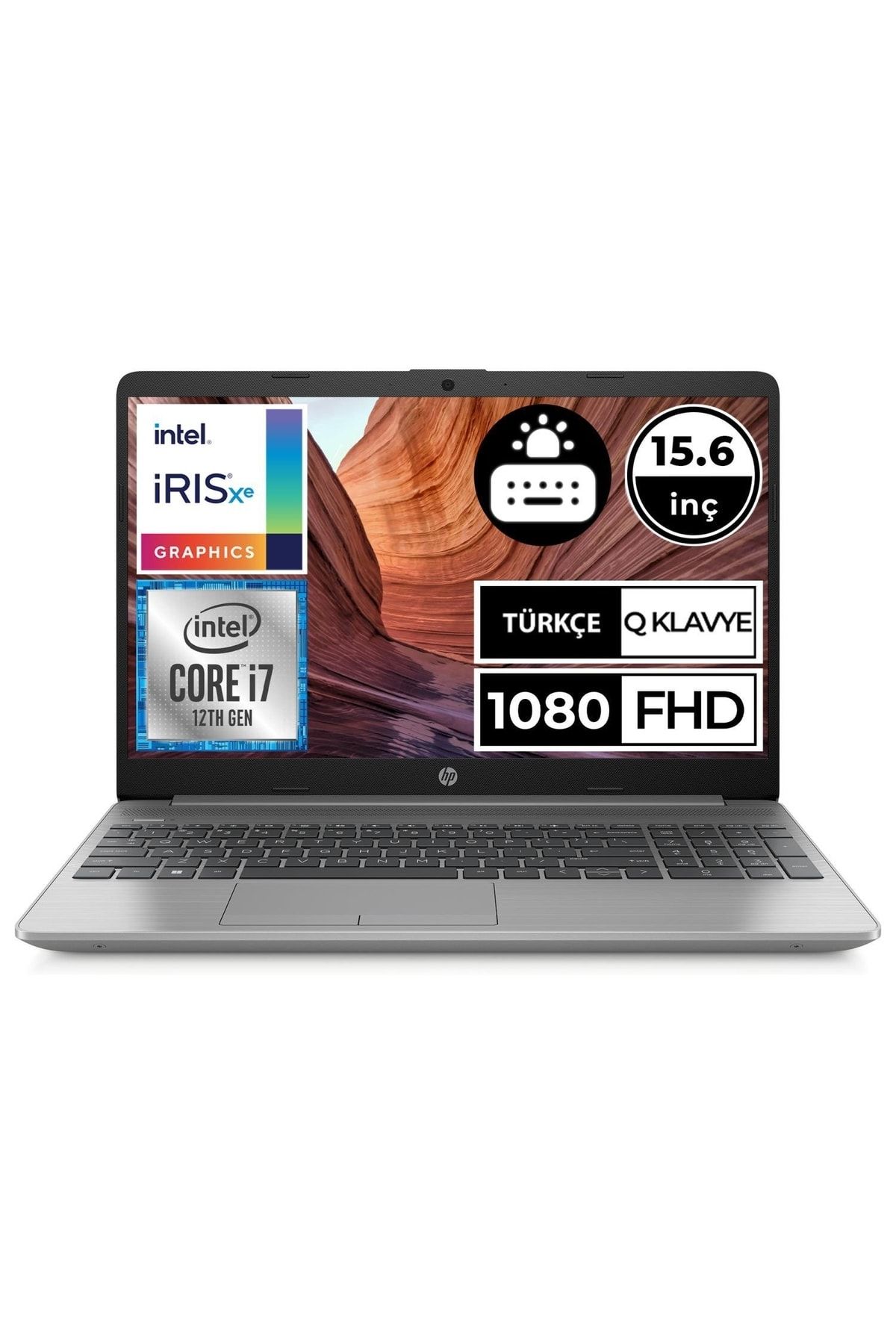 HP 250 G9 6q8m8es02 I7-1255u 16gb 512ssd 15.6" Fullhd Freedos Taşınabilir Bilgisayar