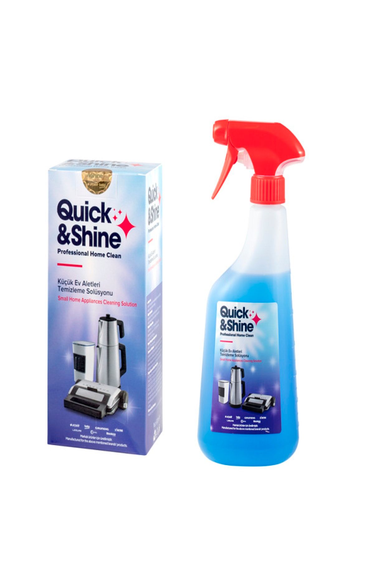Quick&Shine Küçük Ev Aletleri Temizleme Solüsyonu Temizlik Ve Bakım Ürünleri