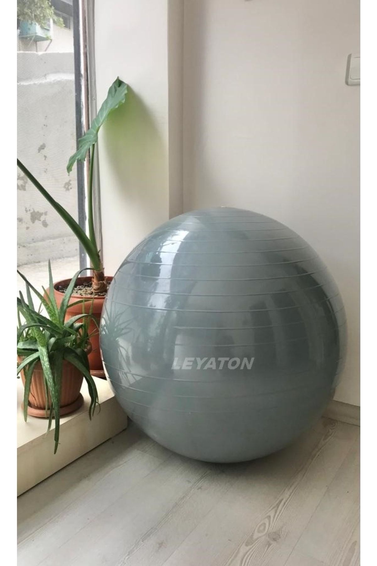 Leyaton Pilates Topu 75 Cm Fitilli Dayanıklı Yüksek Kalite ,denge,aerobik,yoga,fitness Topu