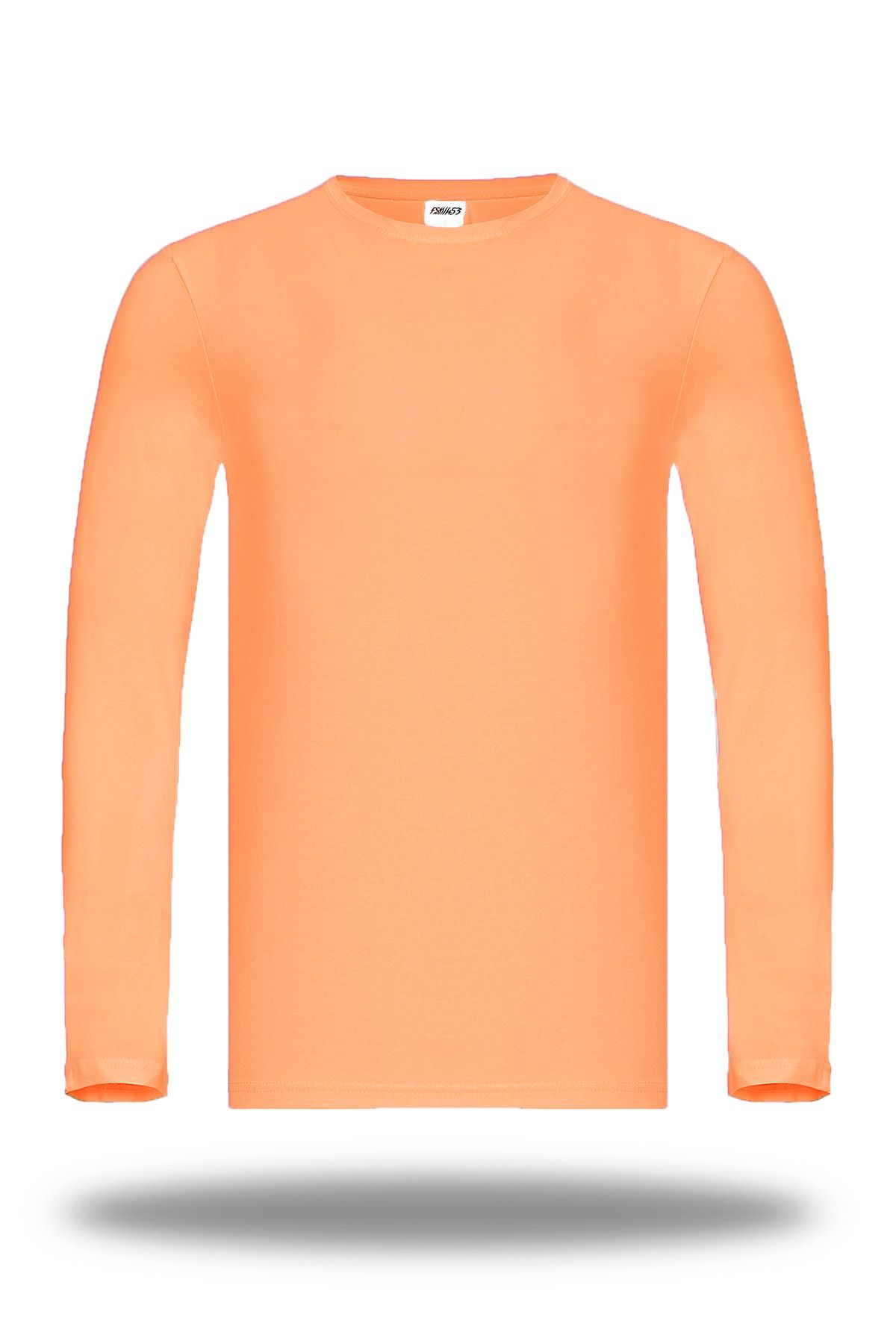fsm1453 Erkek Çocuk Pamuklu Uzun Kollu T-shirt Likralı Slim Fit Sweatshirt 221-222