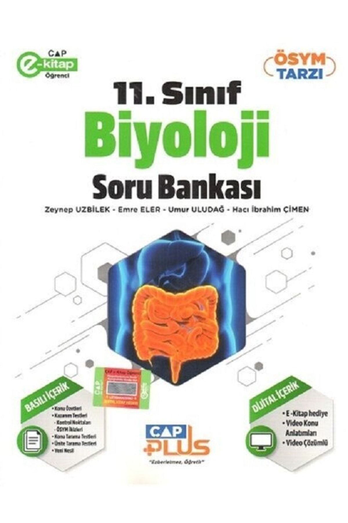 Çap Yayınları 11. Sınıf Anadolu Lisesi Biyoloji Soru Bankası 2021