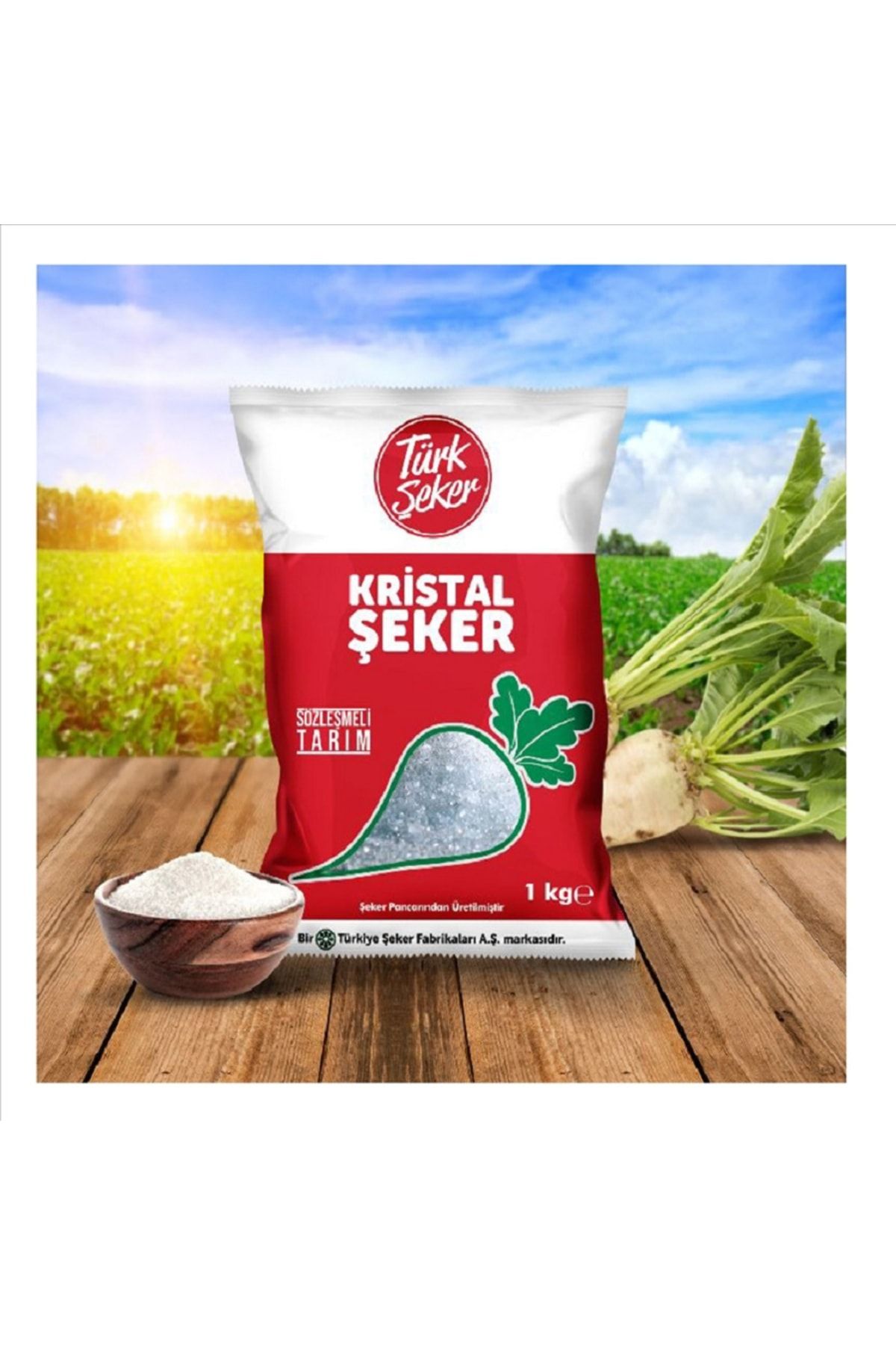Türk Şeker Kristal Toz Şeker 2 Kg