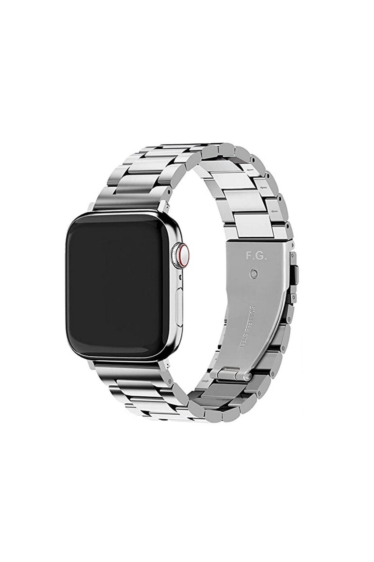 W wopiece Apple Watch 38 40 41 Mm 1-2-3-4-5-6-7-8-se Uyumlu Ayarlanır Pim Metal Kordon