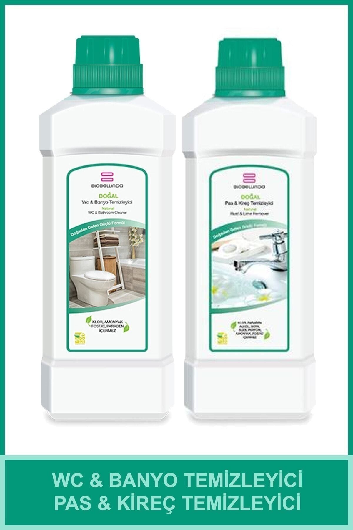 BioBellinda Wc&banyo Temizleyici 750ml + Pas&kireç Temizleyici 750ml Yeni Ambalaj