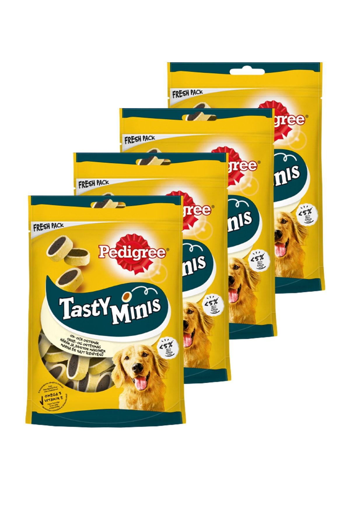 Pedigree Tasty Minis 140g Köpek Ödül Maması X 4 Adet
