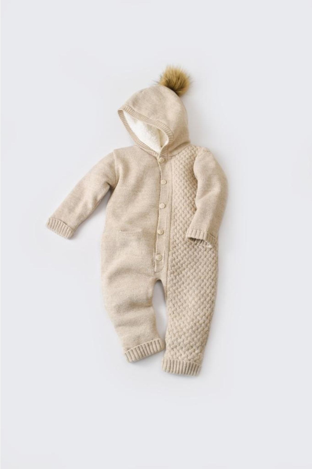 Bibaby Bi Baby 60600 Bebek Astronot Içi Welsoft Dışı Örgü Cepli