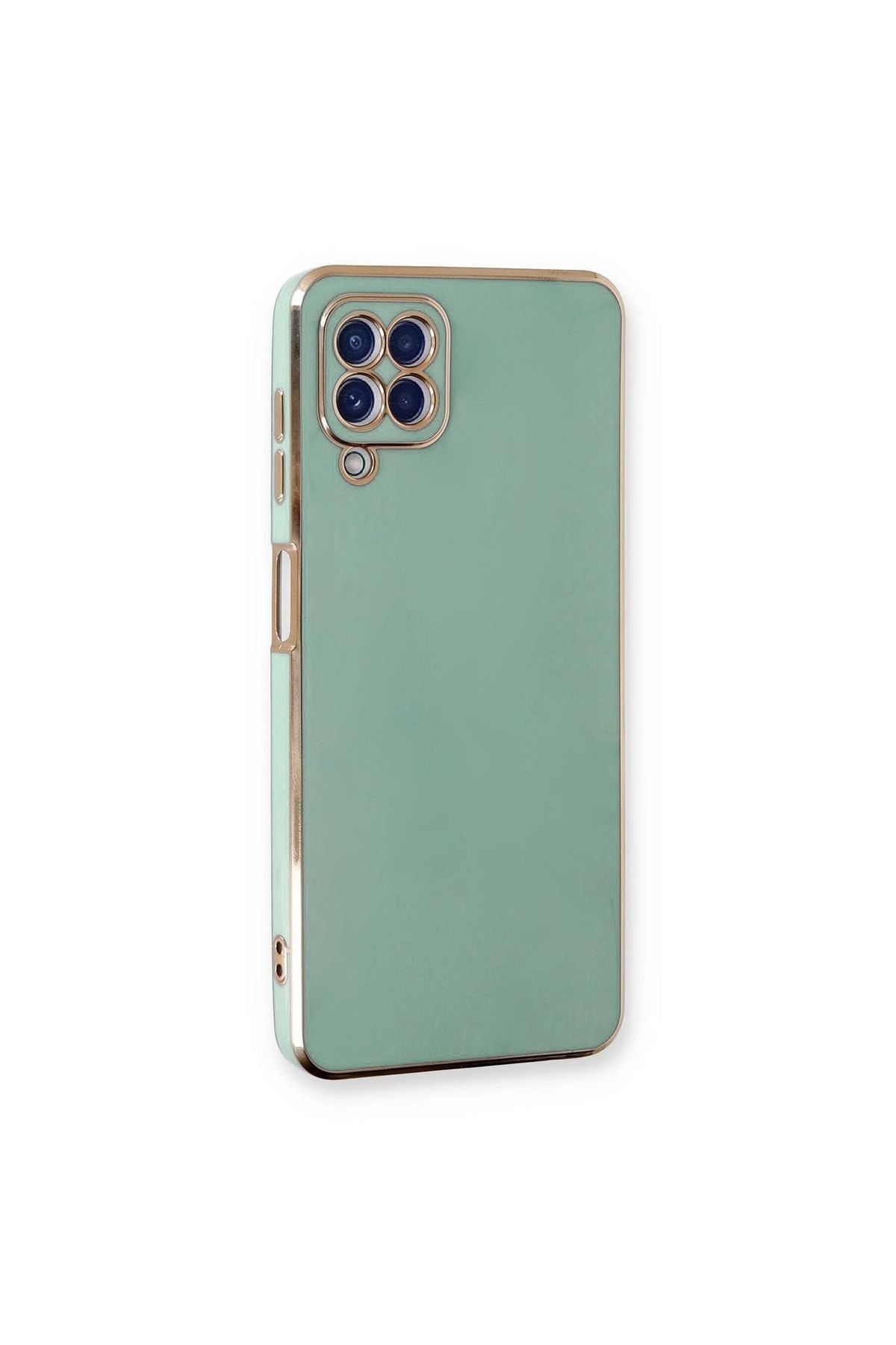 Microsonic Samsung Galaxy M22 Kılıf Olive Plated Yeşil