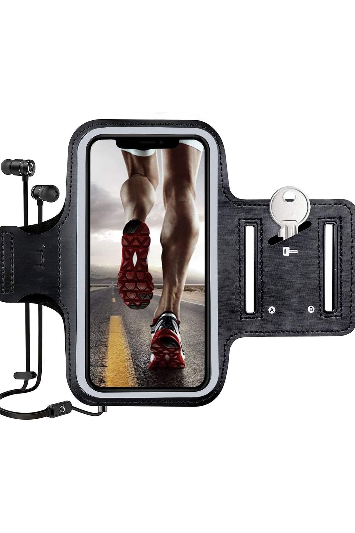 Beatitude Tüm Telefonlara Uyumlu Yürüyüş Koşu Spor Kol Bandı Suya Dayanıklı Telefon Kabı Kılıfı