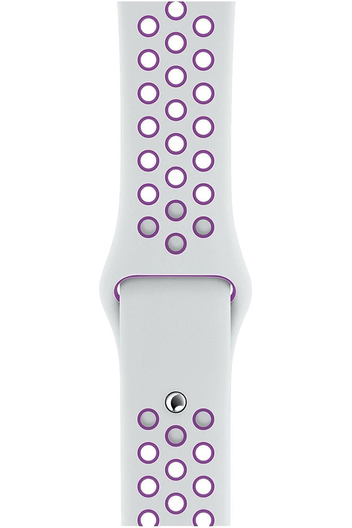 TECHNOMEN Apple Watch Nike 42-44-45 Mm A Kalite Kordon Kayış Bileklik Spor Band Apple Watch Delikli Kordon
