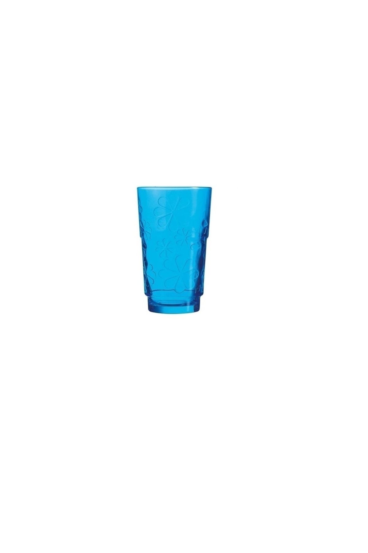 Luminarc Mavi Funny Flowers 6'lı Su Bardağı 27 Cl