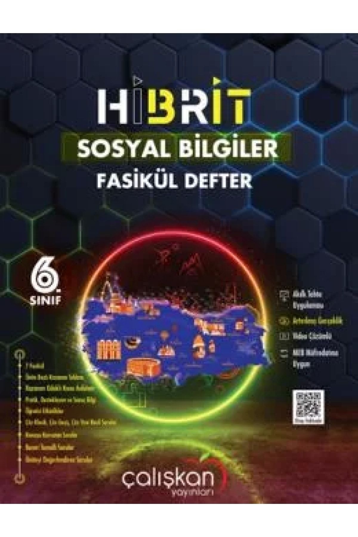 Çalışkan Yayınları 6.sınıf Hibrit Fasikül Defter / Sosyal Bilgiler