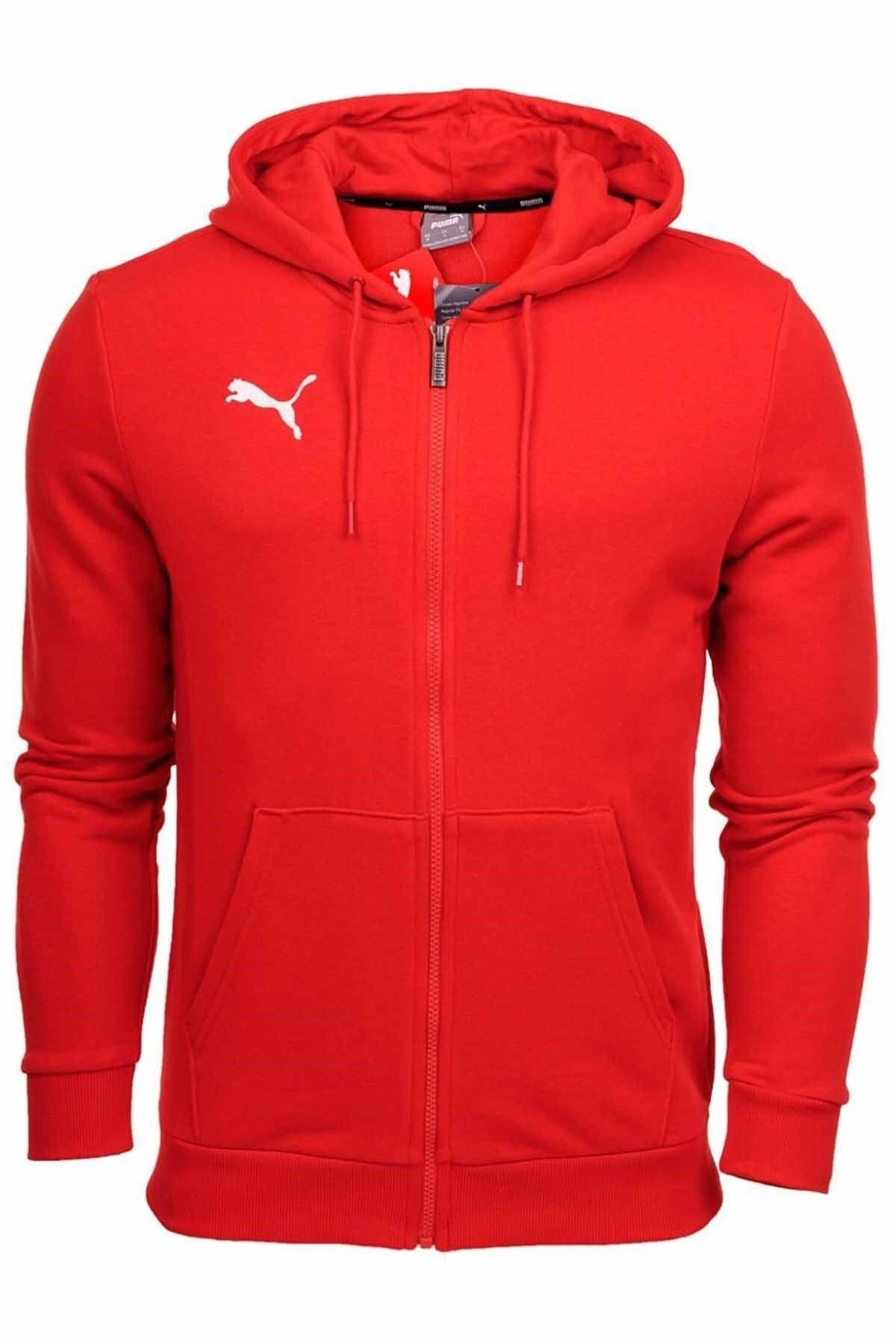 Puma Casuals Jacket Erkek Sweatshirt 656708-01 Kırmızı