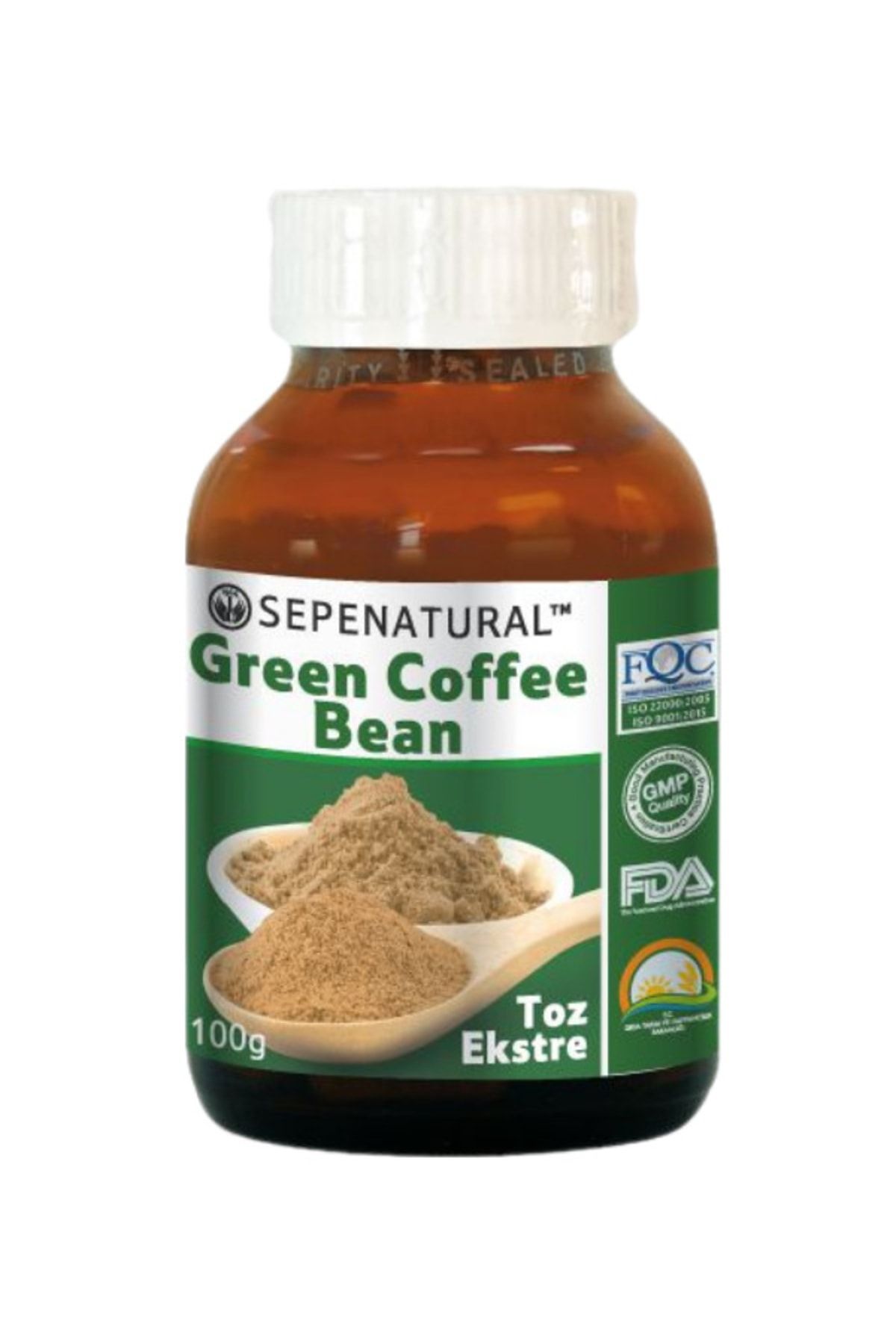 Sepe Natural Green Coffee Bean Extract Yeşil Kahve Çekirdek Ekstresi 100 Gr