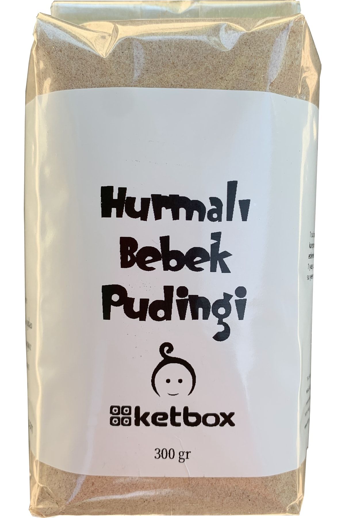 ketbox Doğal Katkısız Hurmalı Bebek Pudingi Muhallebi Karışımı 300 gr Ek Gıda - 7 Ay Ve Üzeri Için