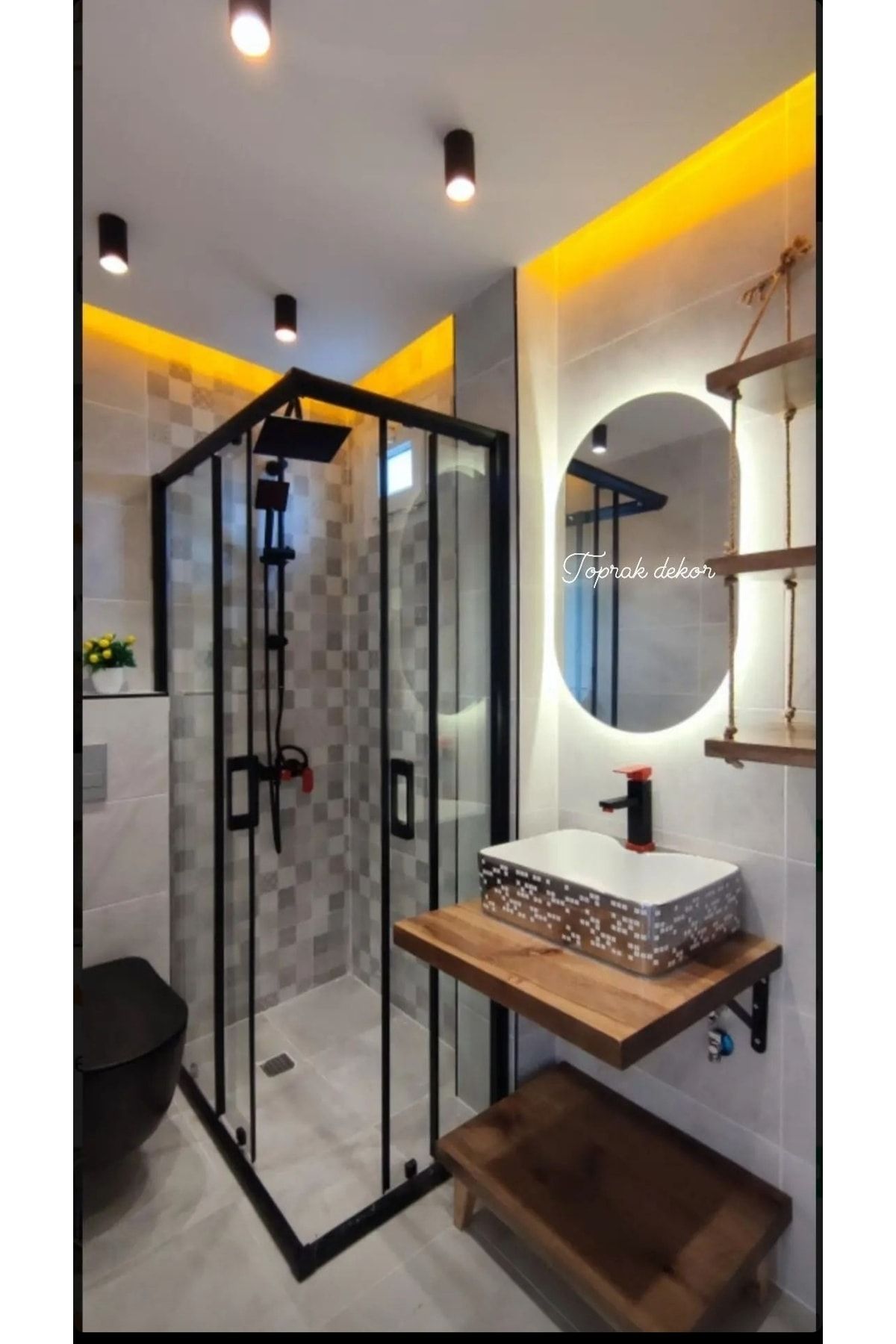 Toprak dekor 70*50 Oval Beyaz Ledli Banyo Aynası-makyaj Aynası-konsol Aynası-trafolu
