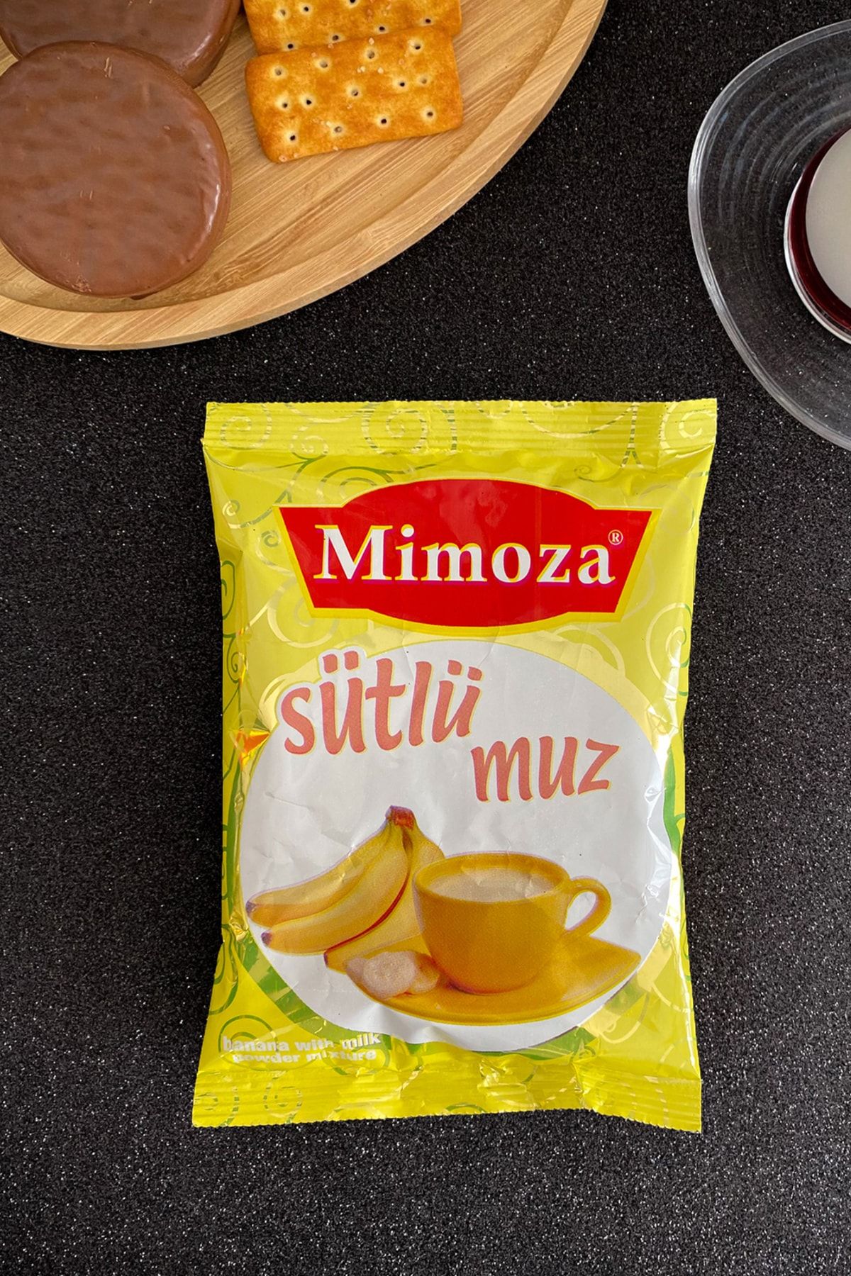 Mimoza Sütlü Muz Çayı Milk Shake Muzlu Sıcak Su Ile Yapılır Kış Ve Kafe Çayı Milk Tea 200gr Çok Leziz