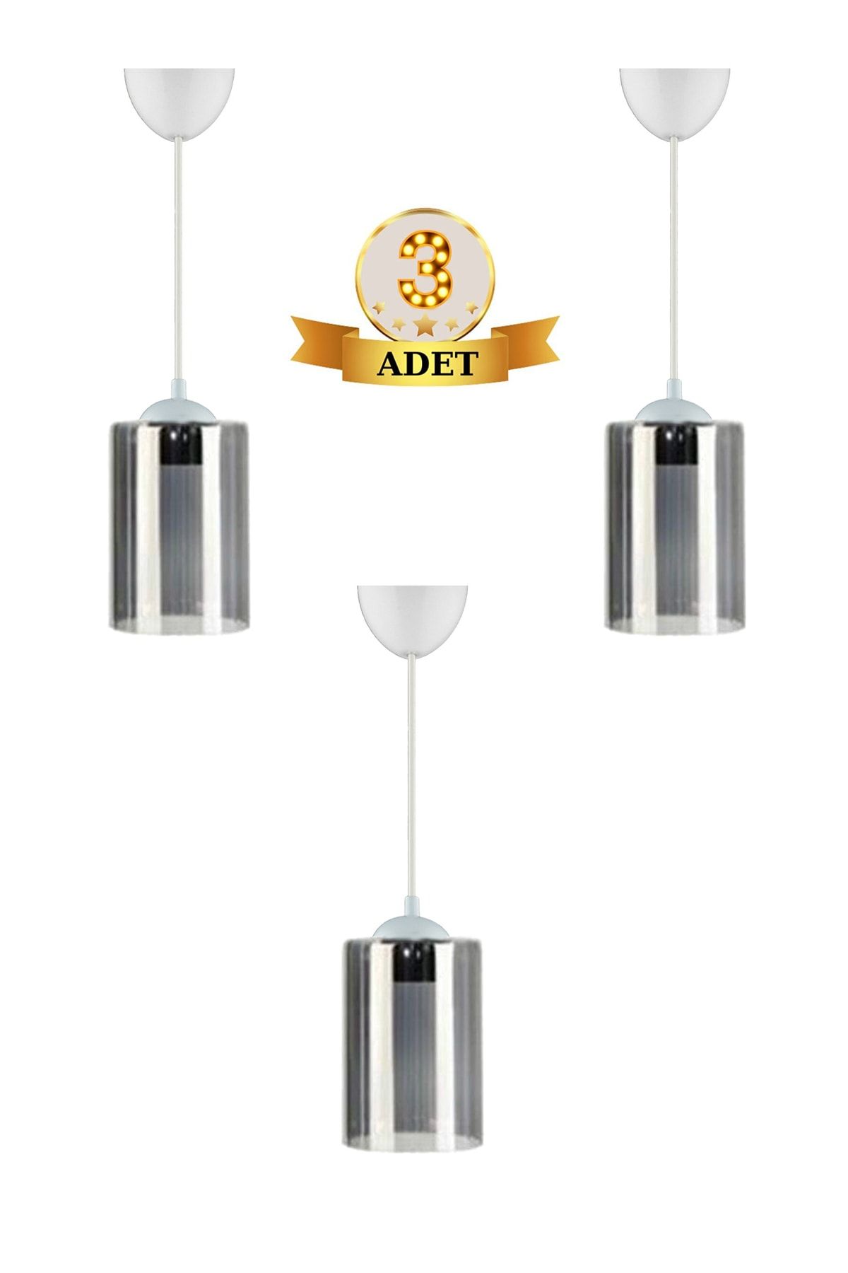 BBY HOME & DESIGN Avize,sarkıt 3 Adet Modern Armond Model