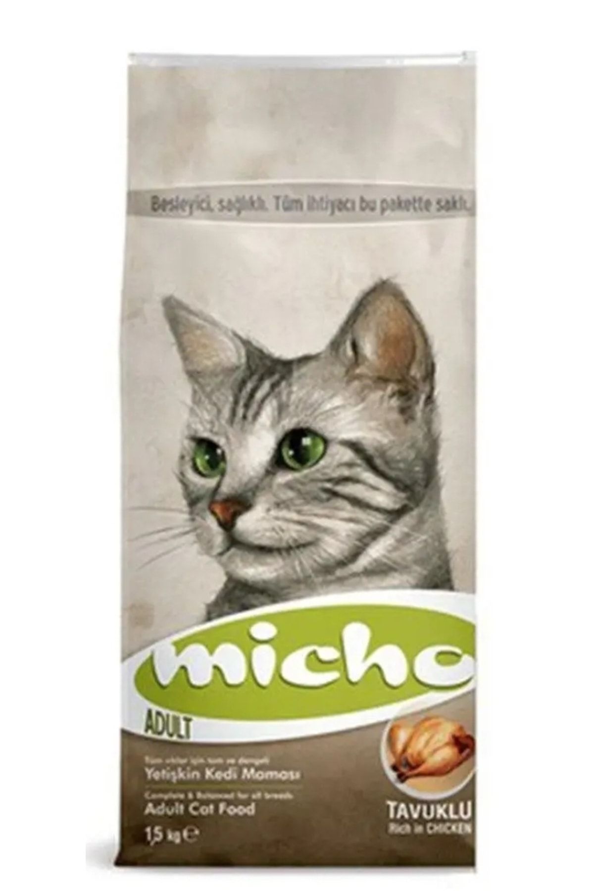 Micho Cat Tavuklu Balıklı Yetişkin Kedi Maması 1,5 Kg