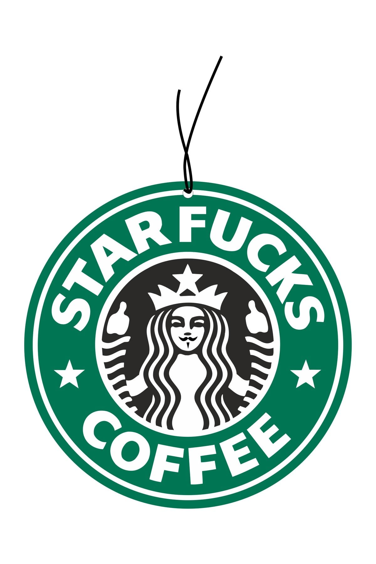 Genel Markalar Starfucks Coffe Tasarımlı Dekoratif Araba Oto Kokusu Ve Aksesuarı