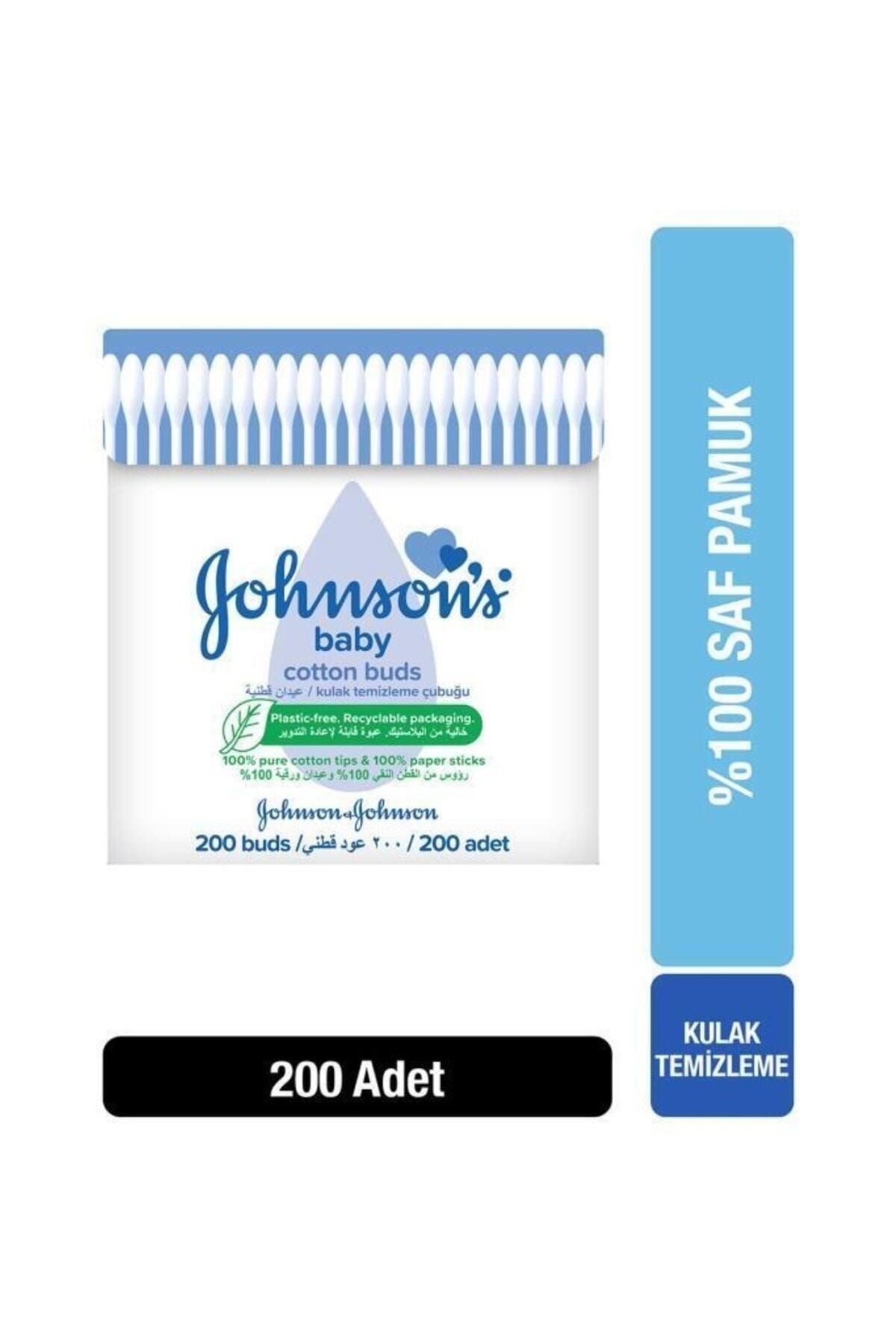 Johnson & Johnson Johnsons Baby Kulak Temizleme Çubuğu 200 Adet