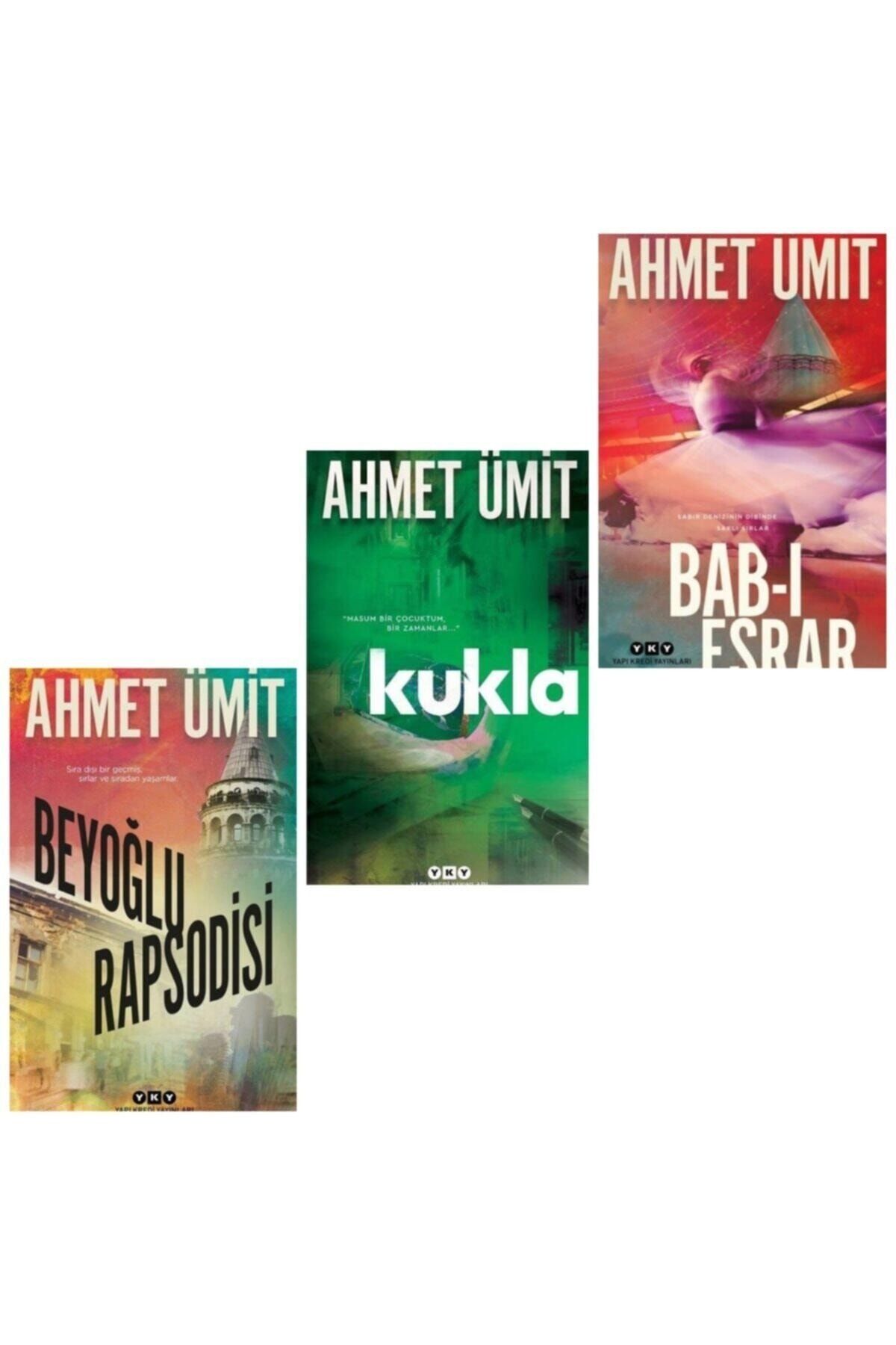 Yapı Kredi Yayınları Beyoğlu Rapsodisi - Bab-ı Esrar - Kukla, Ahmet Ümit 3 Kitap