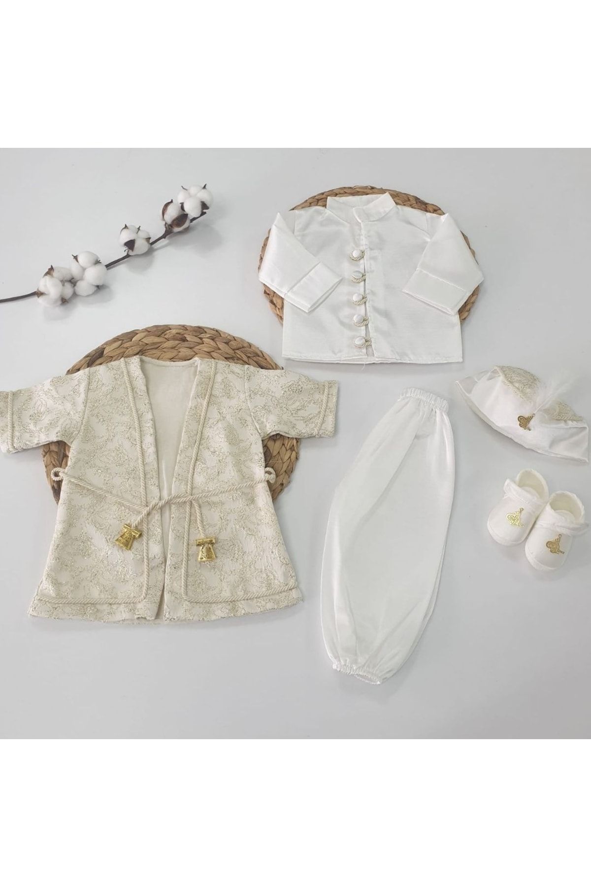 Harry&Millie Erkek Bebek Mevlütlük Şehzade Sünnetlik Sünnet Kıyafeti 6 Ay