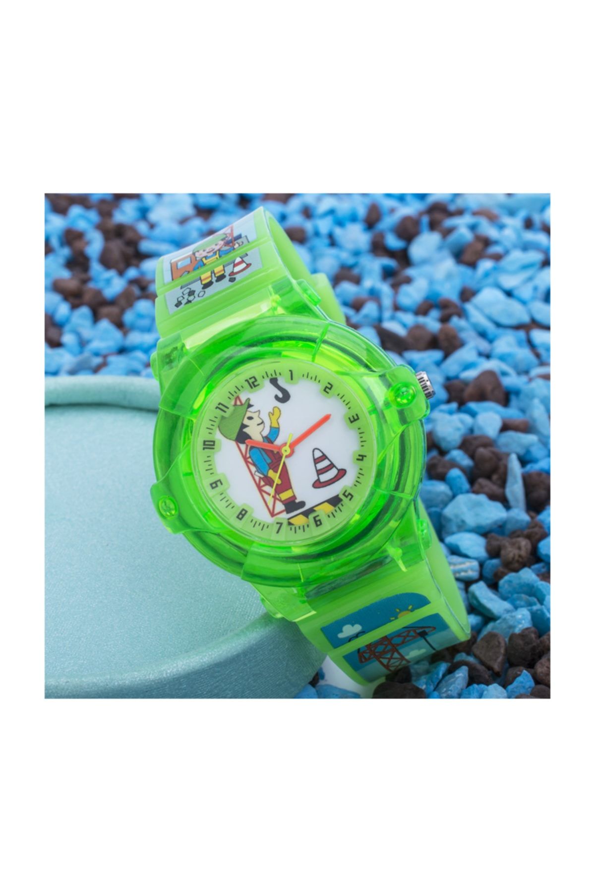 Saattino Yeni Pinkoli Kids Seri Yeşil Renk Unisex Çocuk Kol Saat St-303659