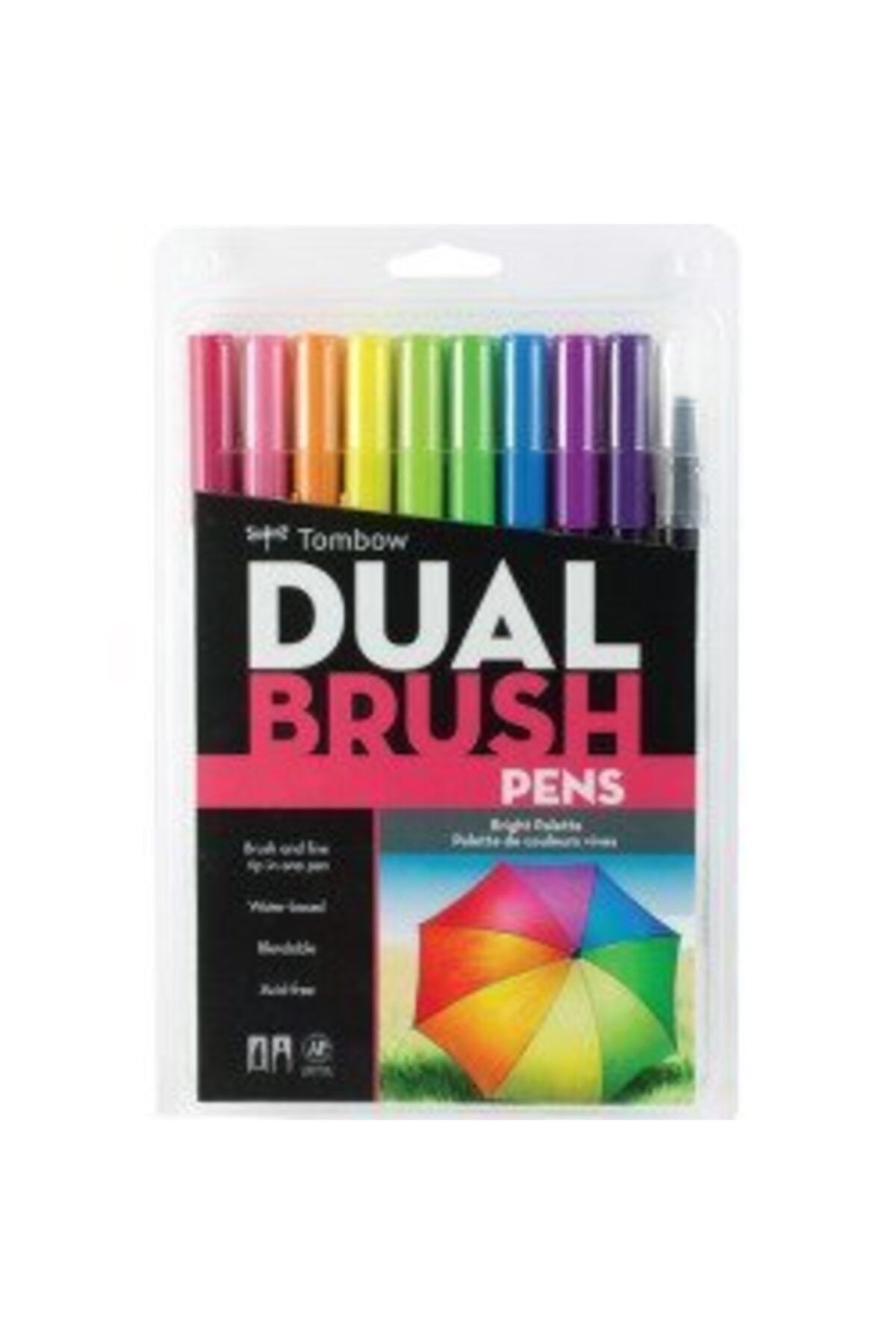 Tombow Dual Brush Pens 10lu Set 085014561853