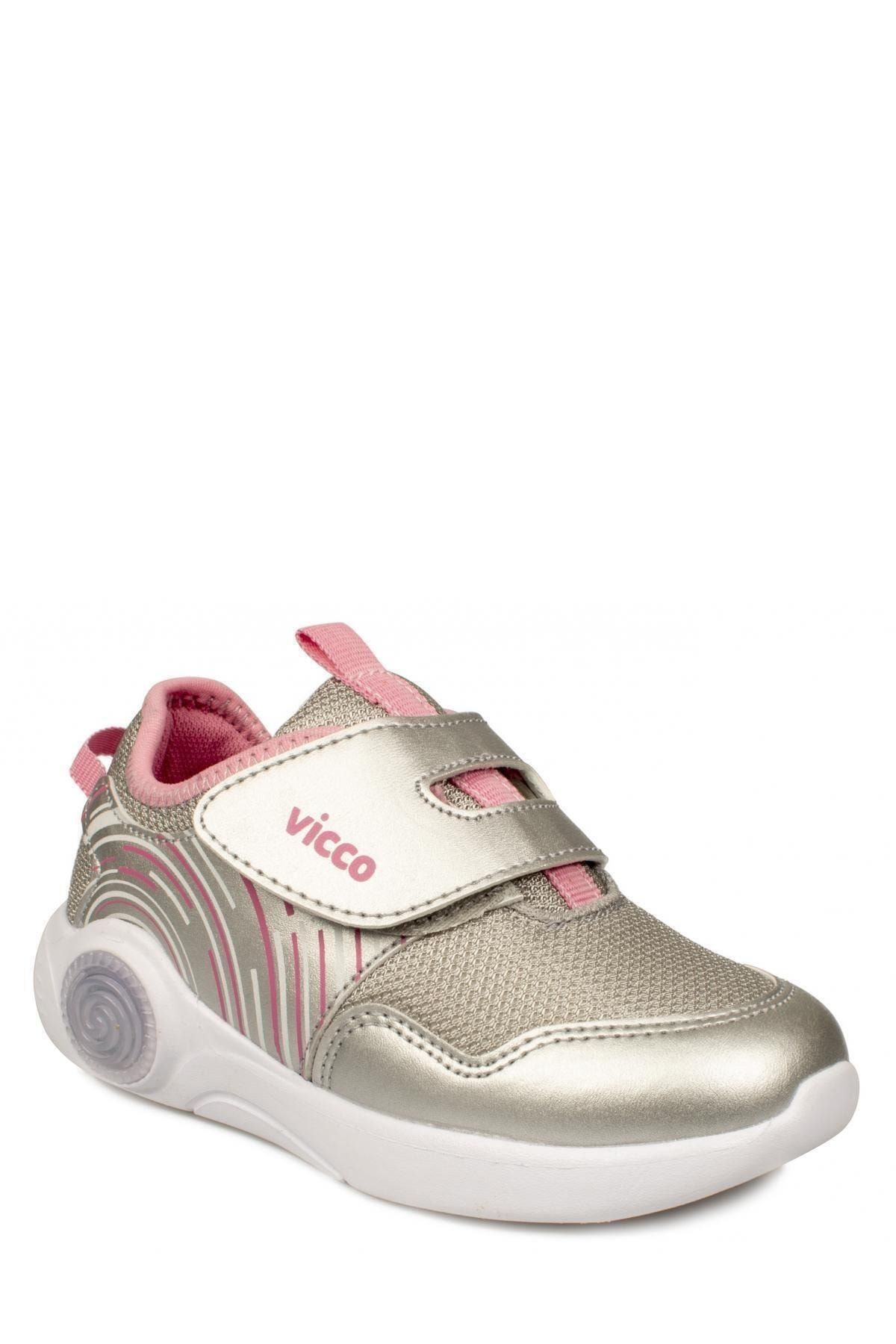 Vicco Kız Çocuk Gümüş 346.p20y.213 Phylon Işıklı Çocuk Spor Ayakkabı