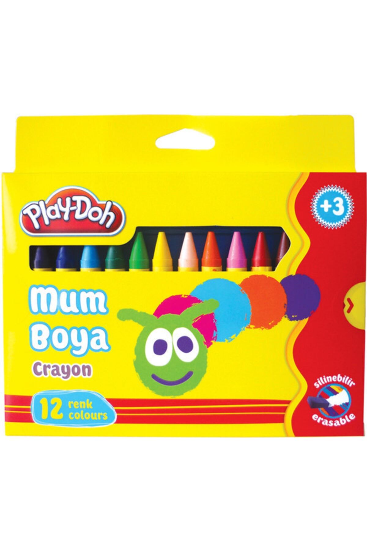 Play Doh Play-doh Crayon Mum Boya 12 Renk Karton Kutu 11 Mm Play-cr005