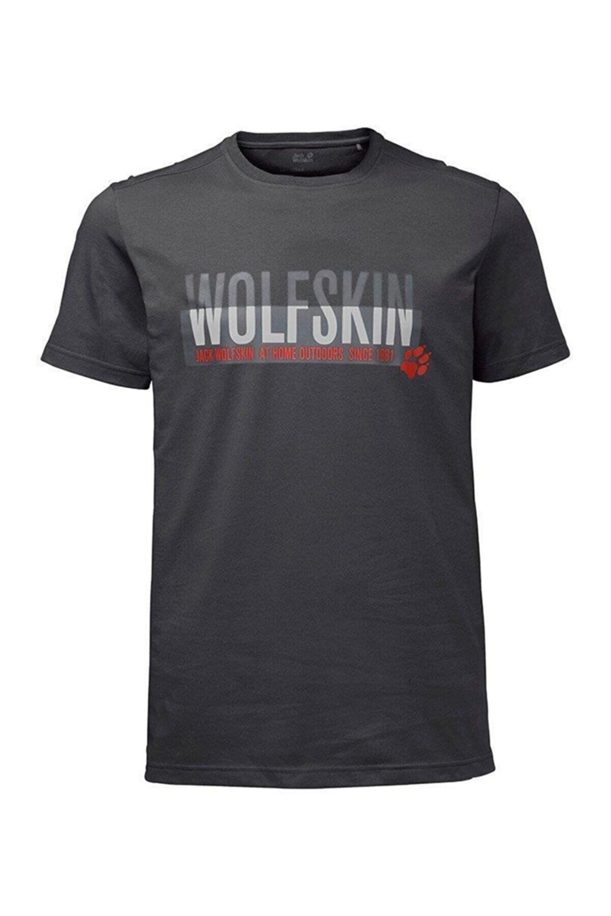 Jack Wolfskin Slogan Tee Erkek T-shirt - 1805641-6352