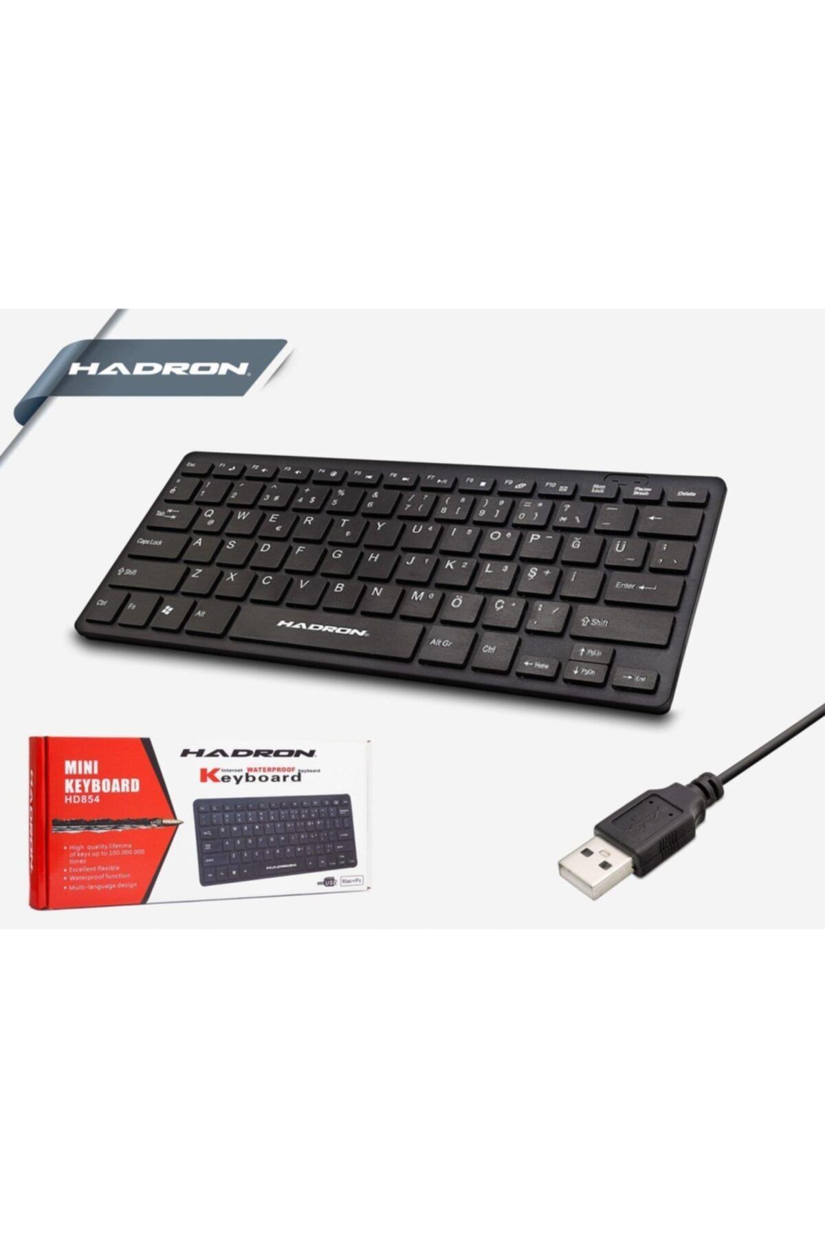 HADRON Hd854 Mini Klavye - Kargo Ücretsiz
