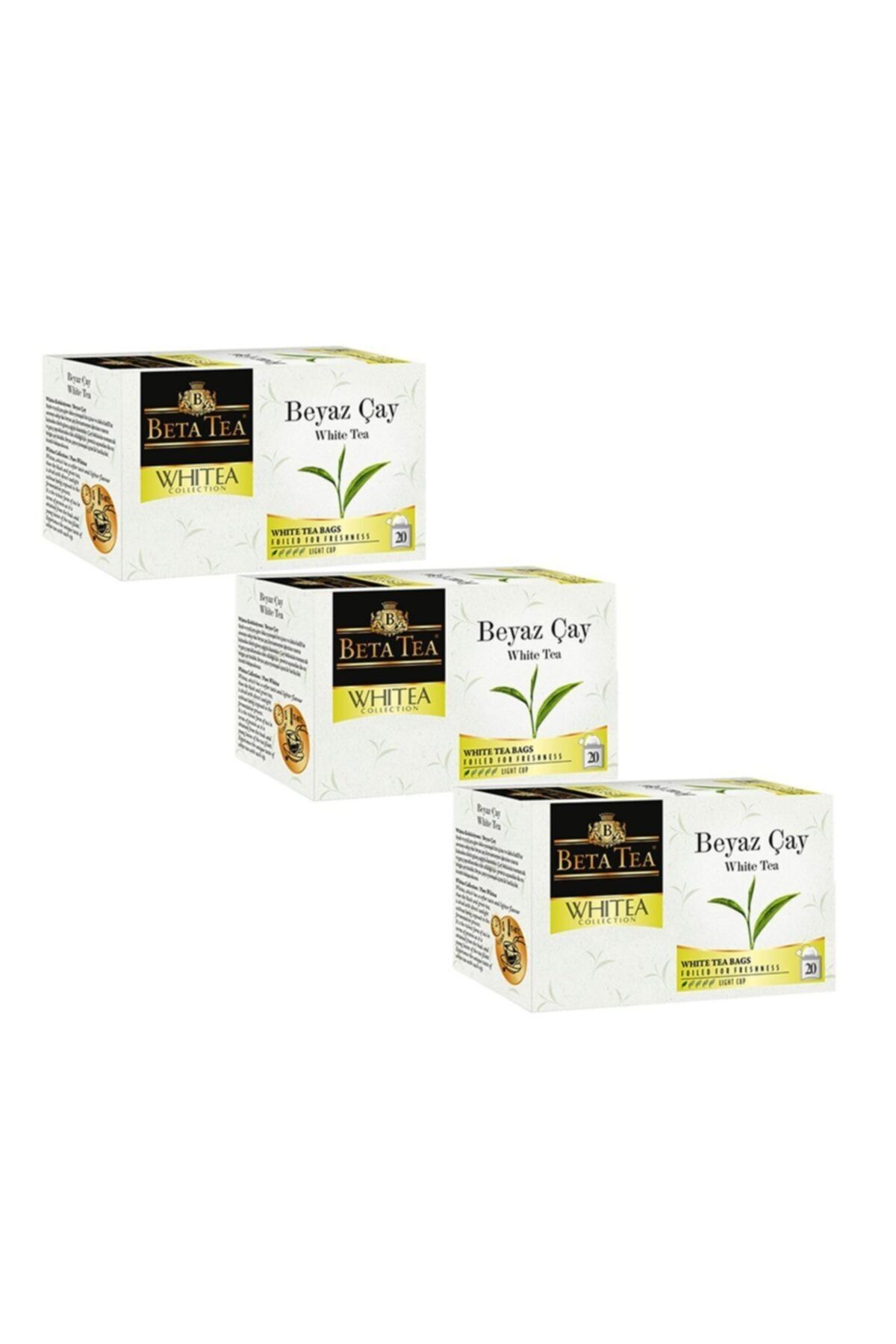 Beta Tea Beyaz Çay 20x1,2 gr - Beta Whitea Collection*3 Adet