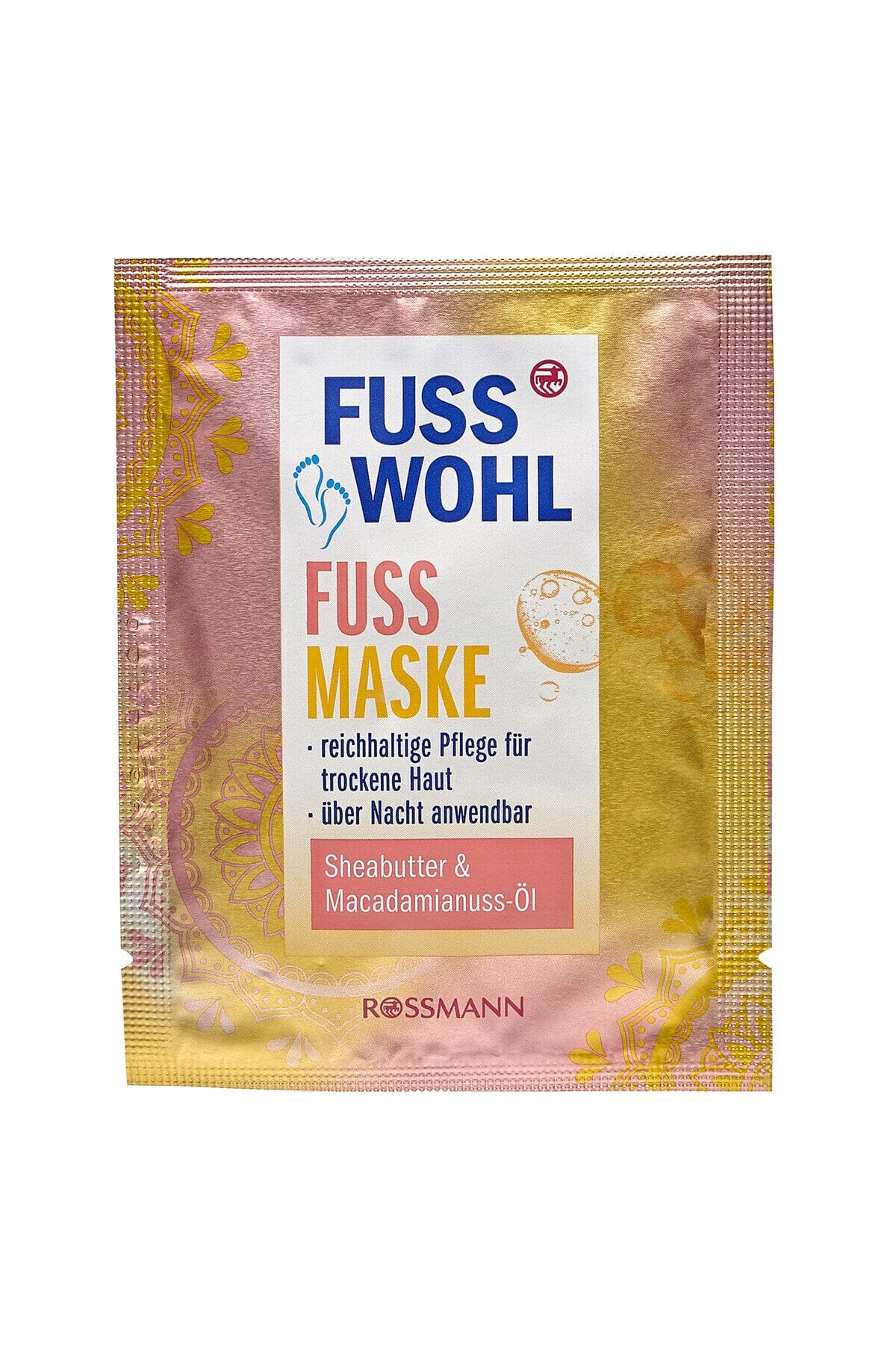 Fusswohl Ayak Bakım Maskesi Shea Yağı Macadamia Fındık Yağı 15 ml
