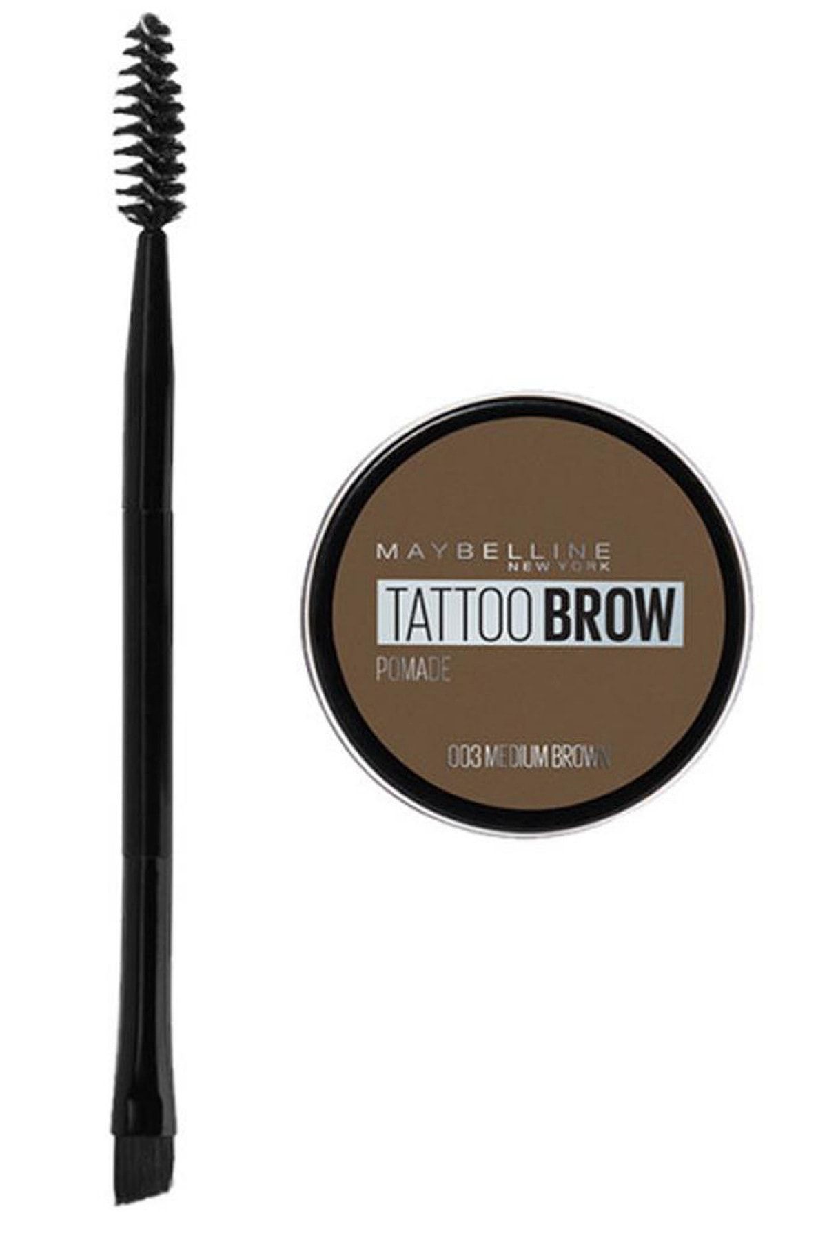 Maybelline New York Kaş Pomadı - New York Tattoo Brow No:03 Medium Brown Pomad