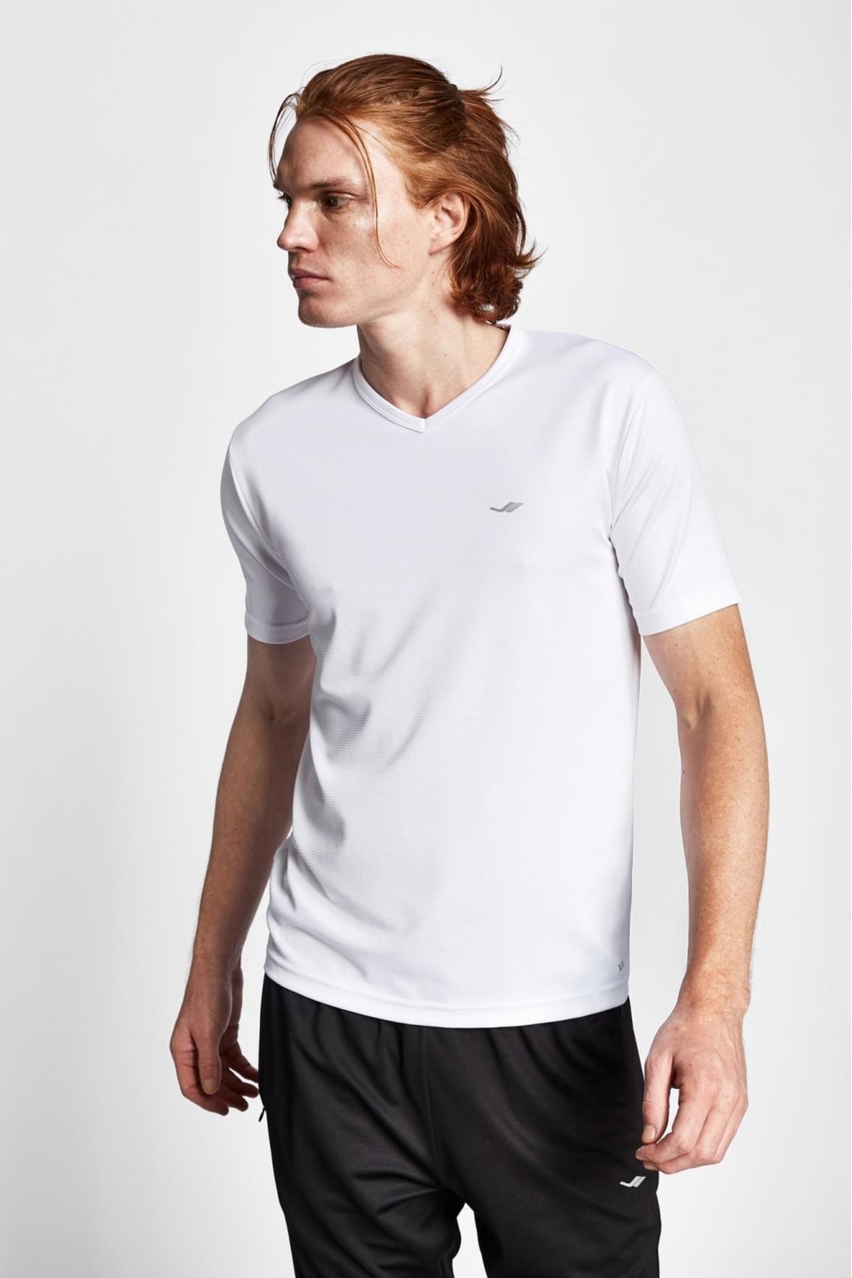 Lescon Erkek Beyaz Kısa Kollu T-shirt 19s-1231-19n