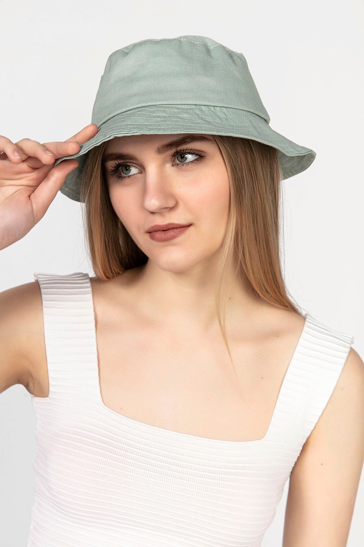 FELLMENS Kadın Mint Basic Bucket Şapka