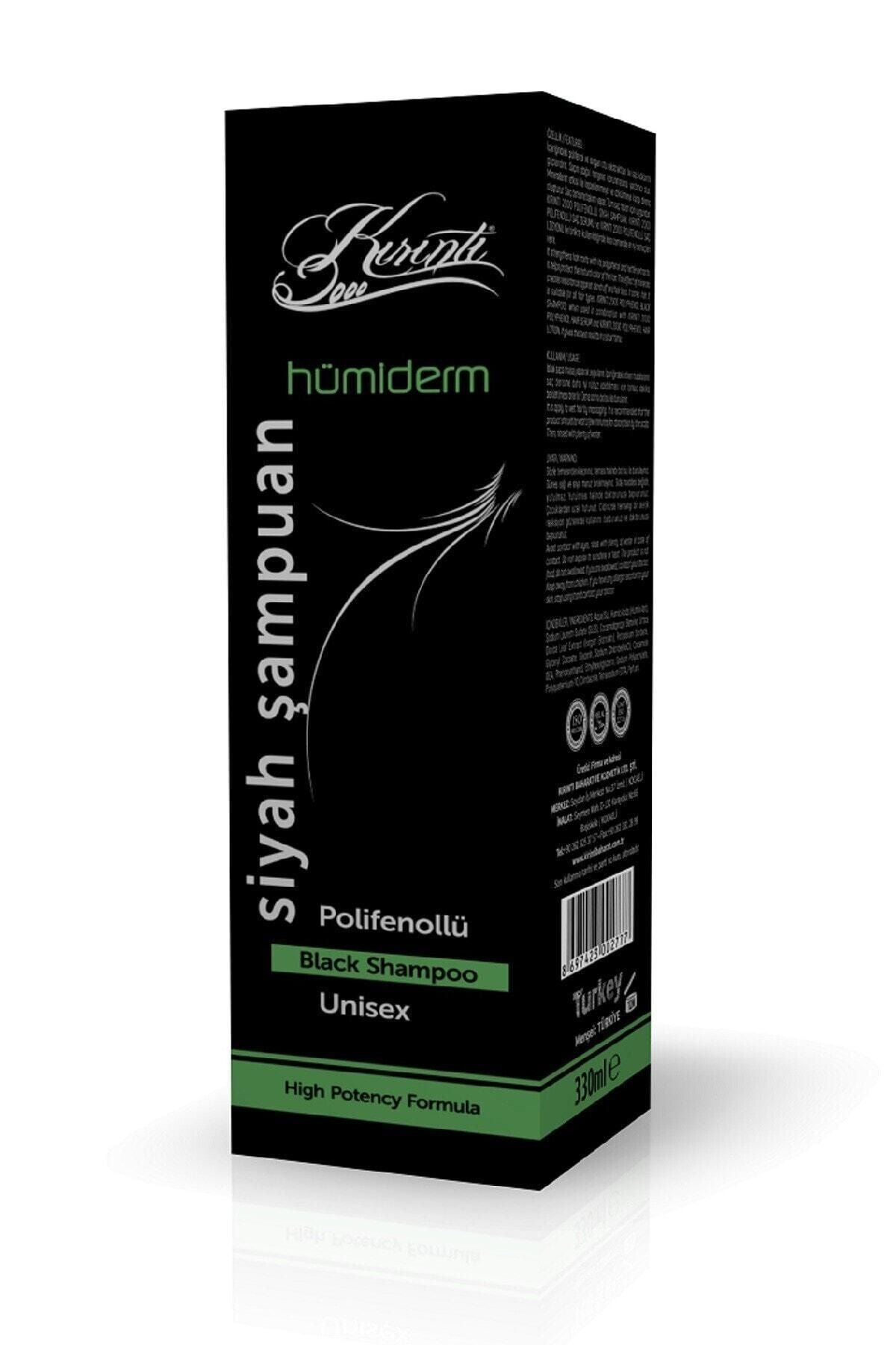 KIRINTI 2000 Polifenollü Hümiderm Siyah Şampuan 330 ml