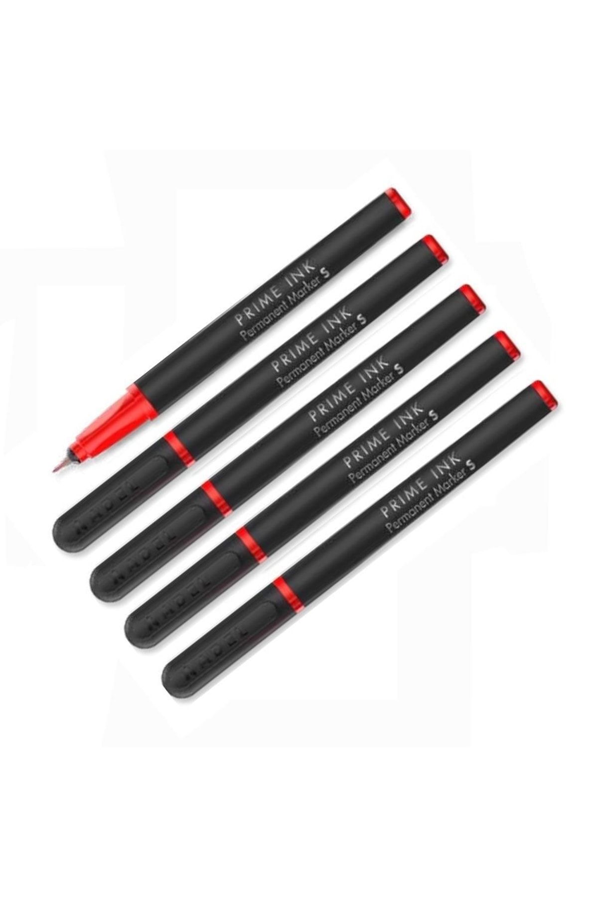 Adel Kırmızı Asetat Kalemi Permanent S 0,4mm 5 Adet