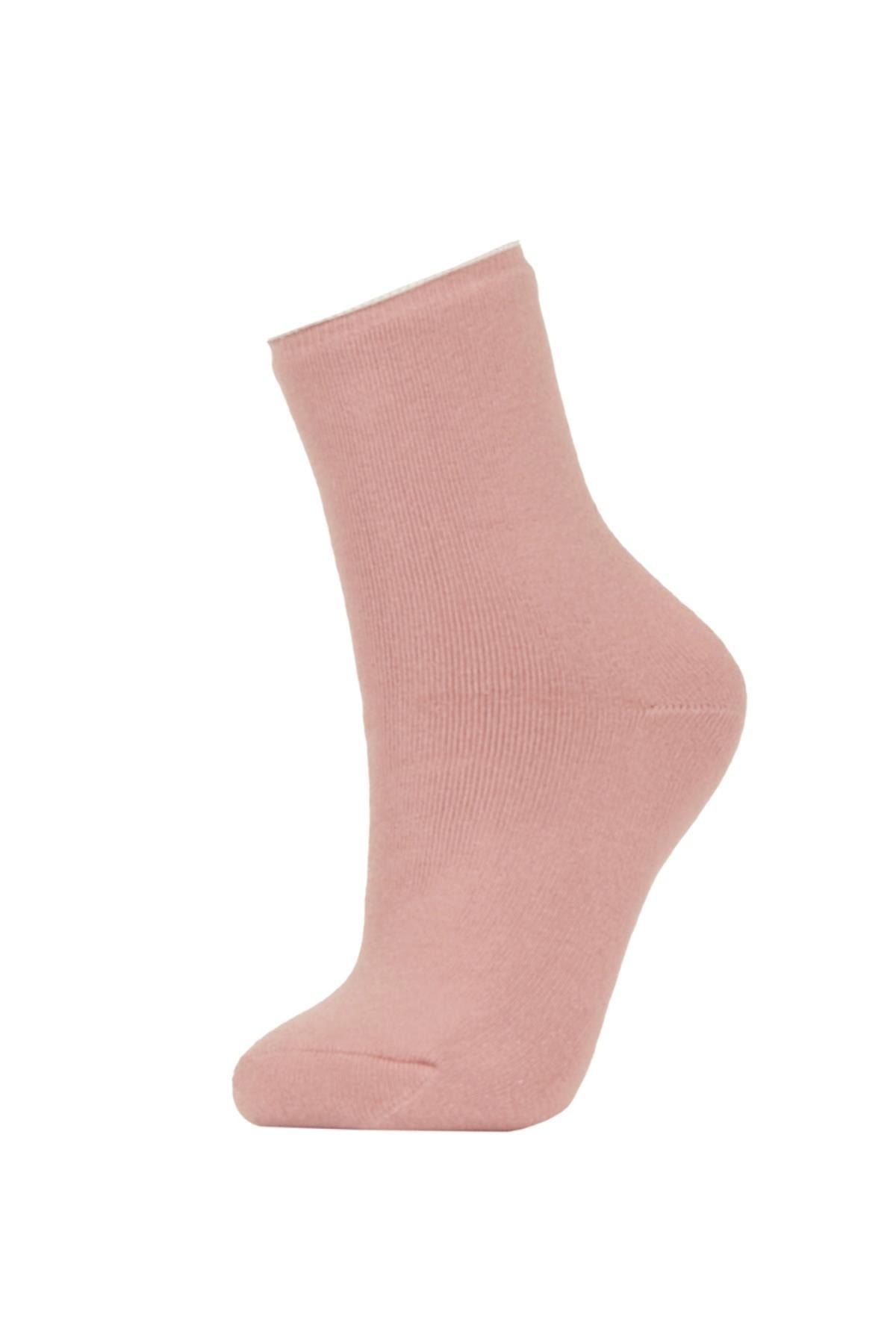 Defacto Kadın Pamuklu Havlu Çorap
