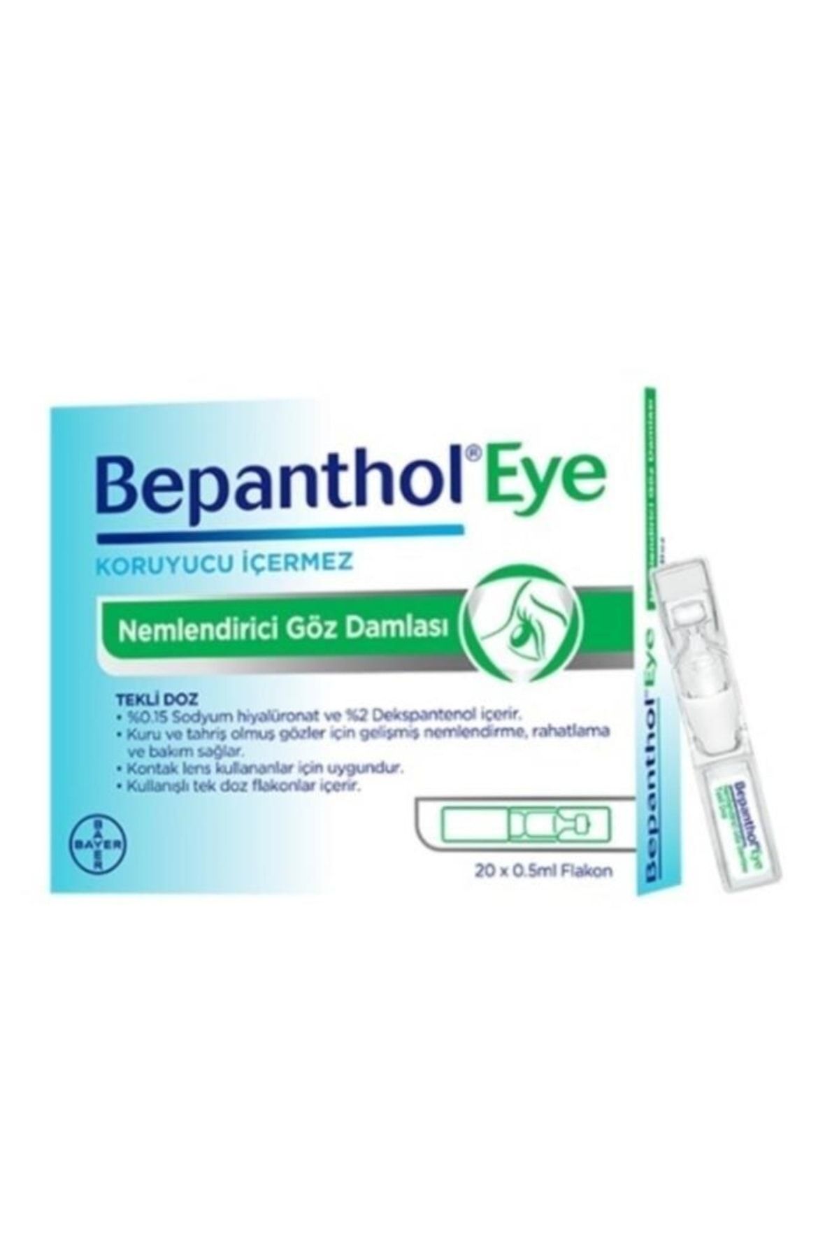 Bepanthol Eye Göz Damlası 0,5 ml X 20 Flakon