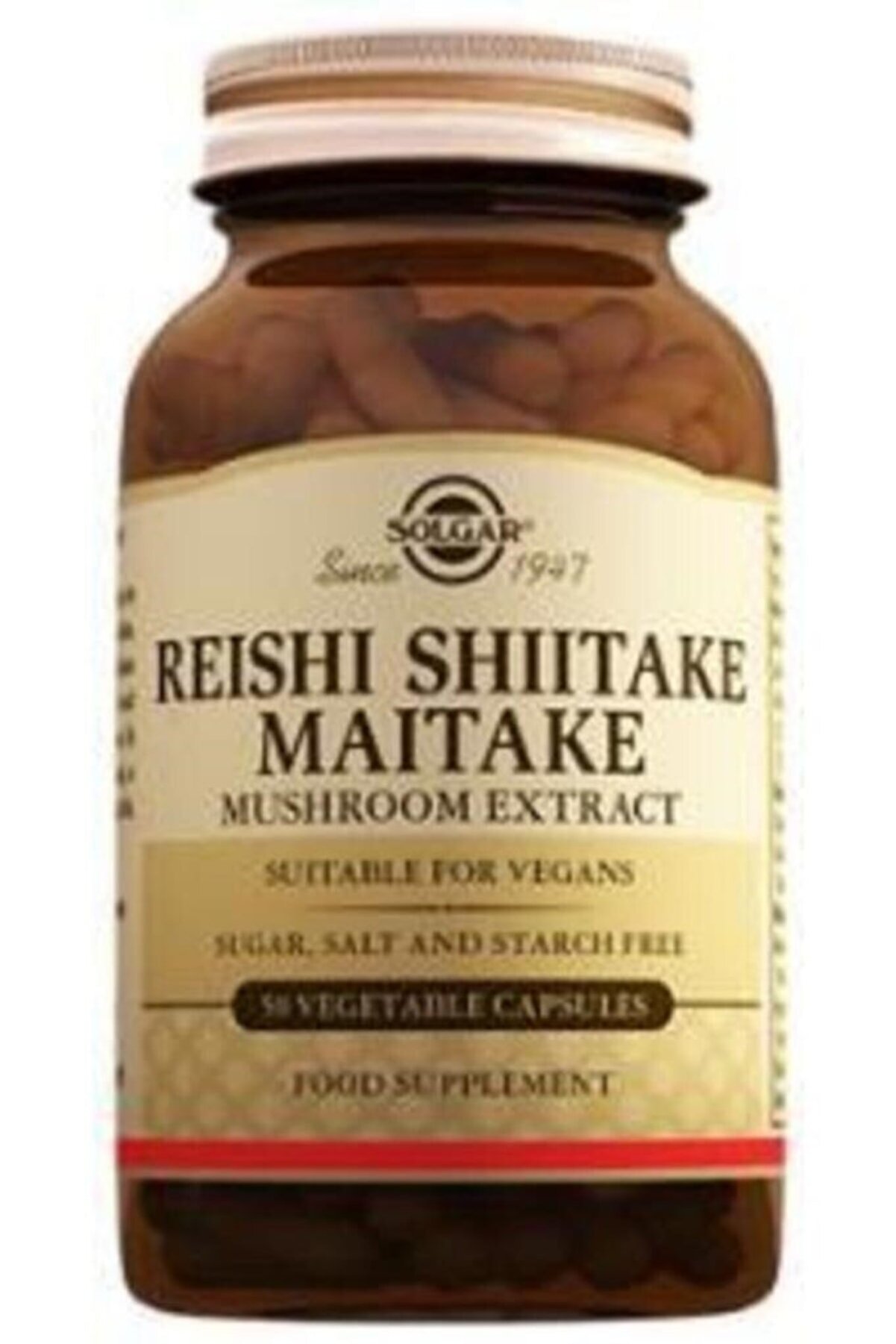 Solgar Reishi Shiitake Maitake Mushroom Extract 50 Kapsül Fiyatı