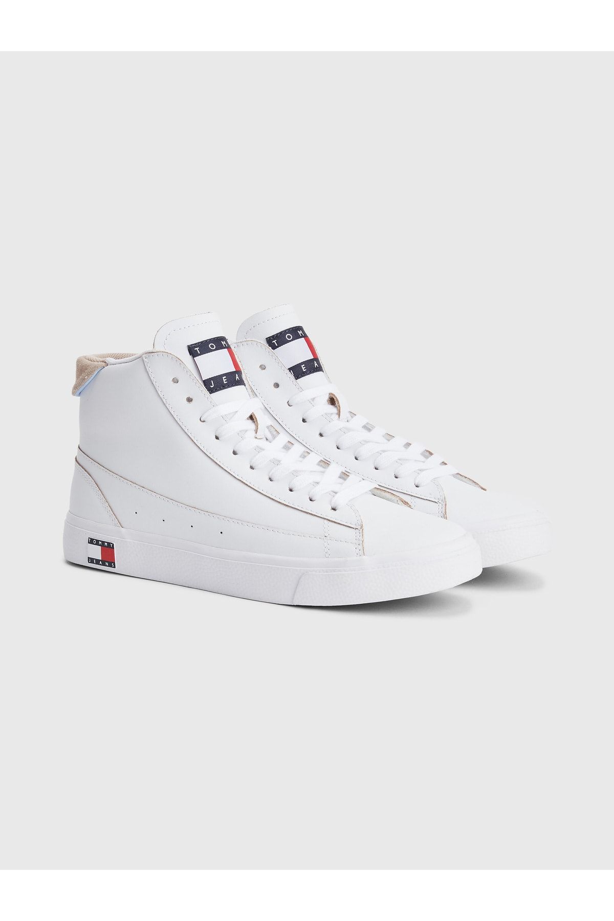 Tommy Hilfiger Tommy Jeans Mid Varsity Deri Spor Ayakkabı